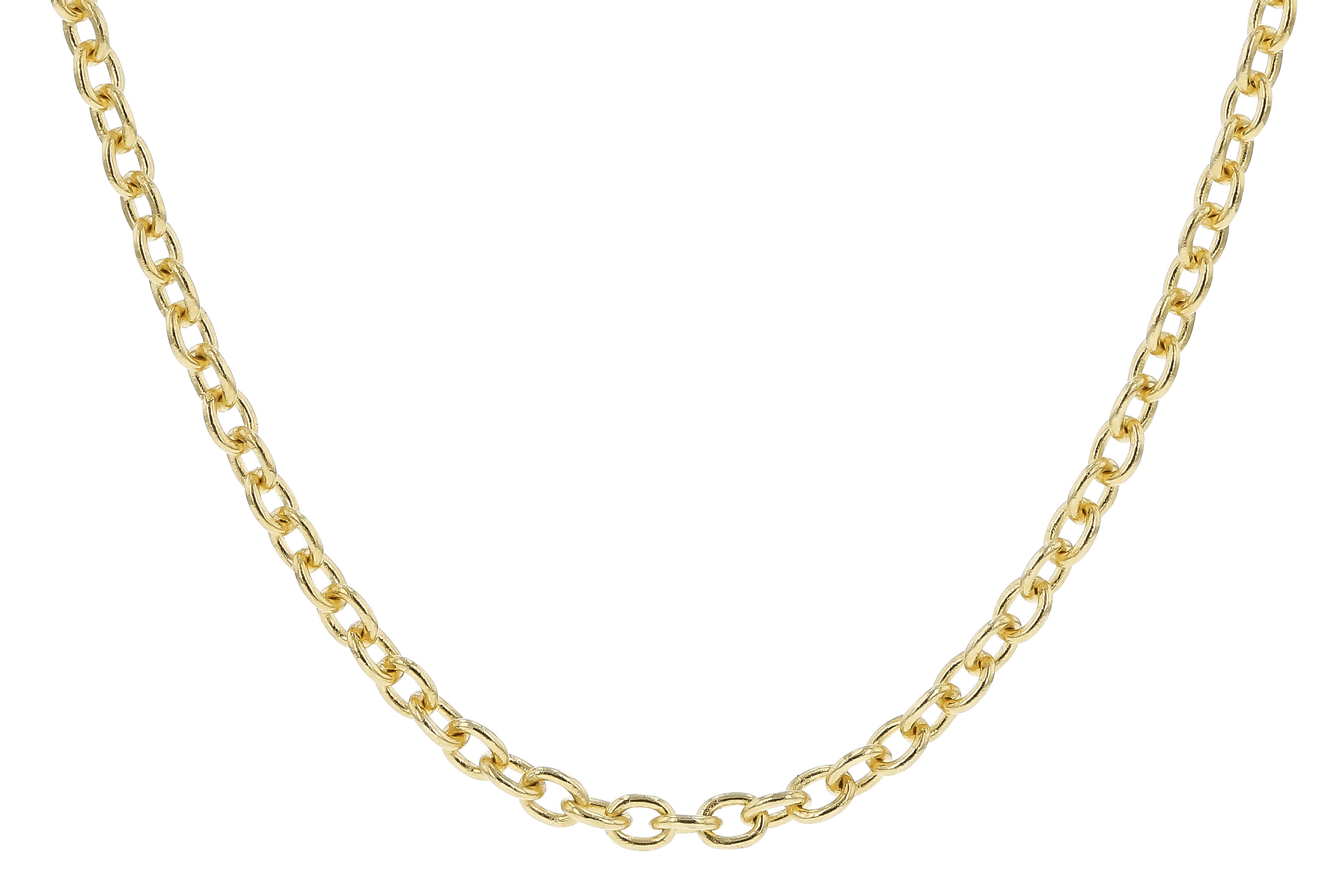 H273-79398: CABLE CHAIN (18", 1.3MM, 14KT, LOBSTER CLASP)