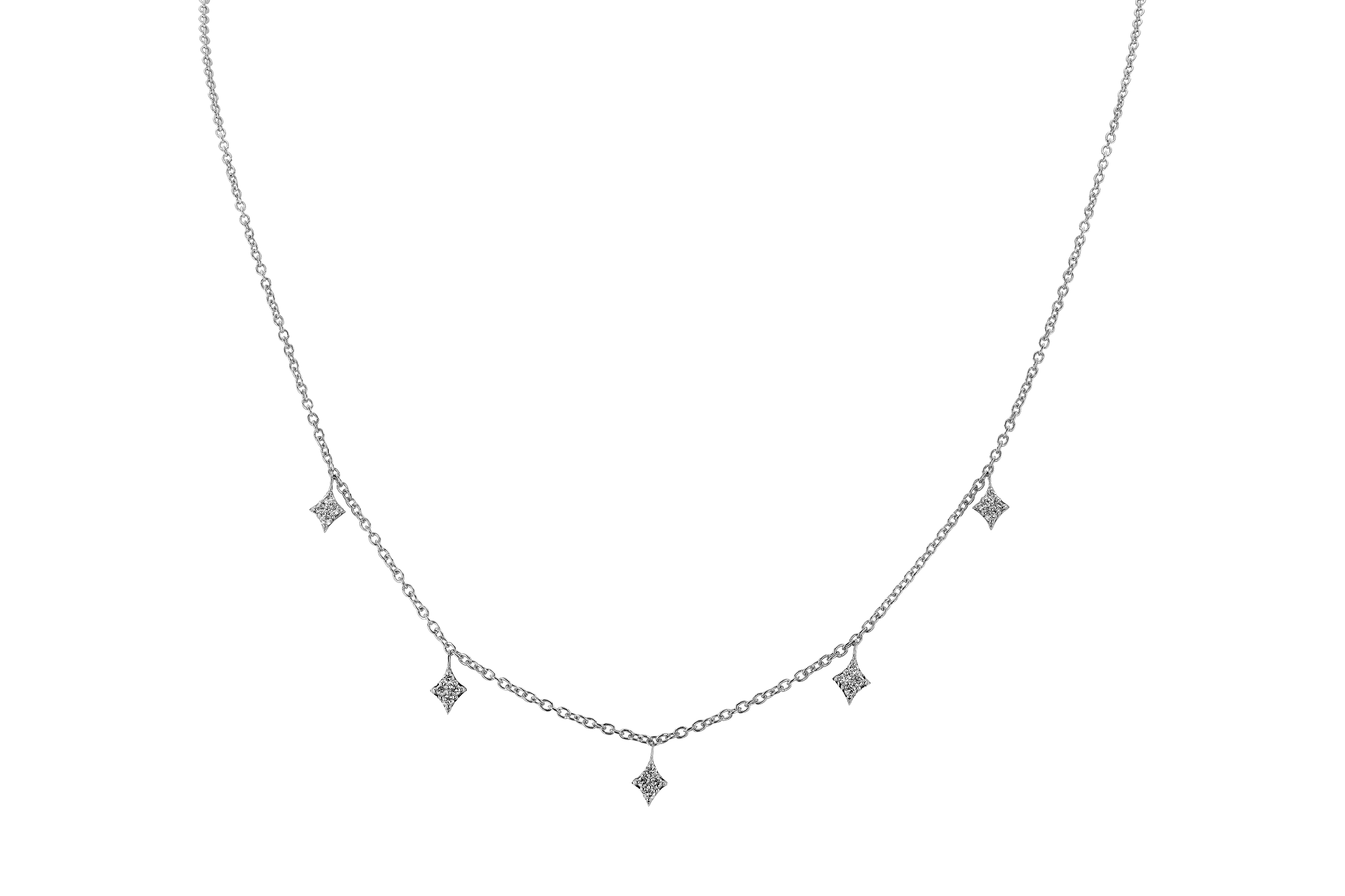 H273-80325: NECKLACE .19 TW (18")