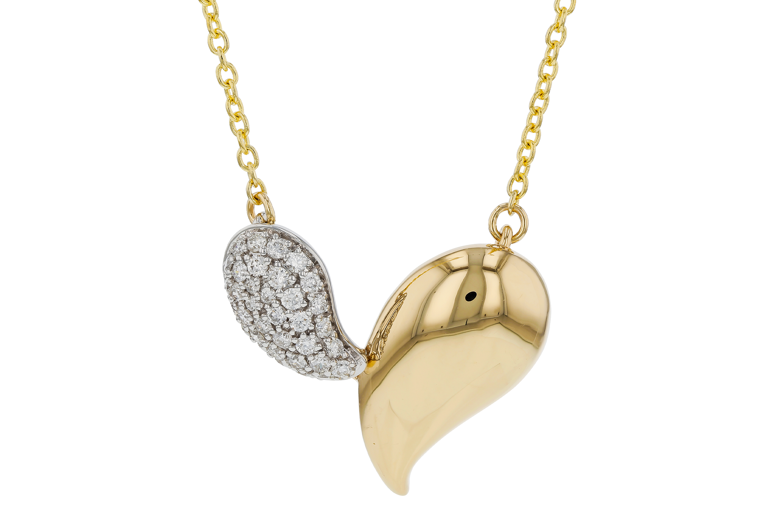 H274-64898: NECKLACE .33 TW (18")