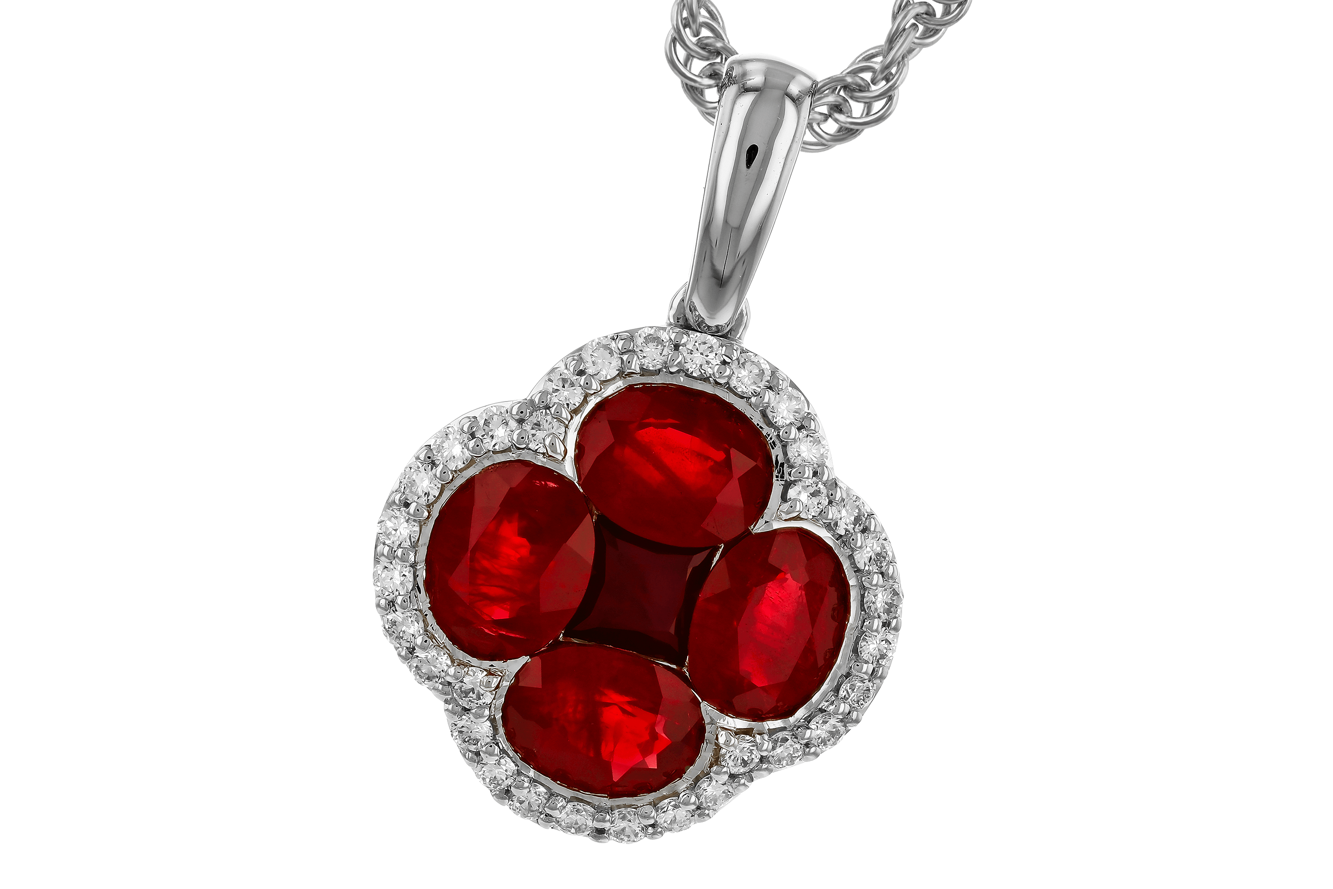 H274-65734: NECKLACE 1.72 RUBY 1.87 TGW