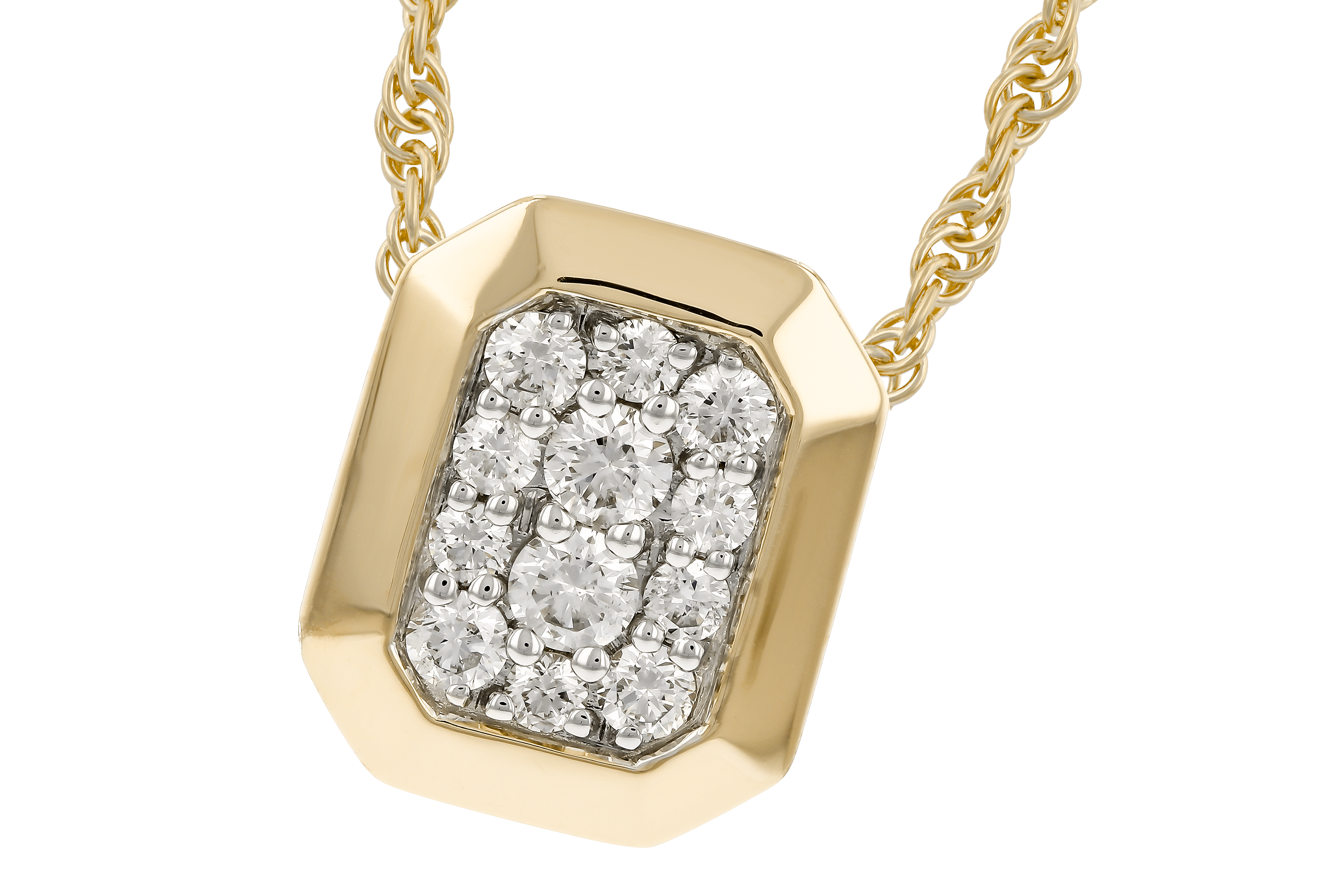 H274-70289: NECKLACE .25 TW