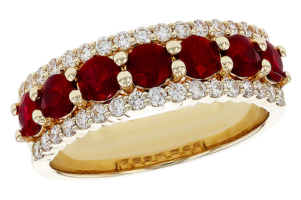 H275-54862: D188-30353 W/RUBY 1.26 TW RUBY 1.70 TGW