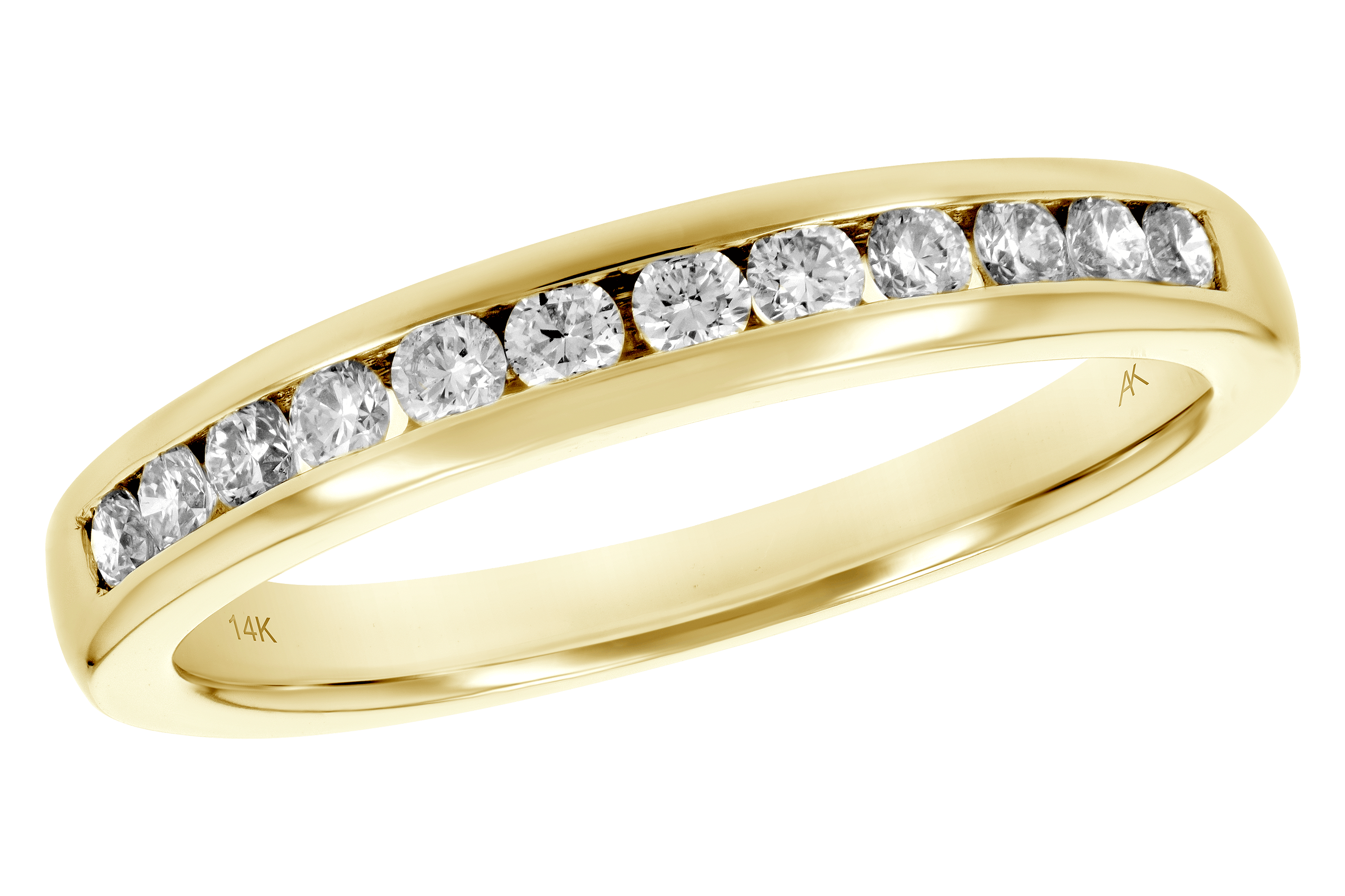 K188-34880: LDS WED RG .33 TW (12 STONES)