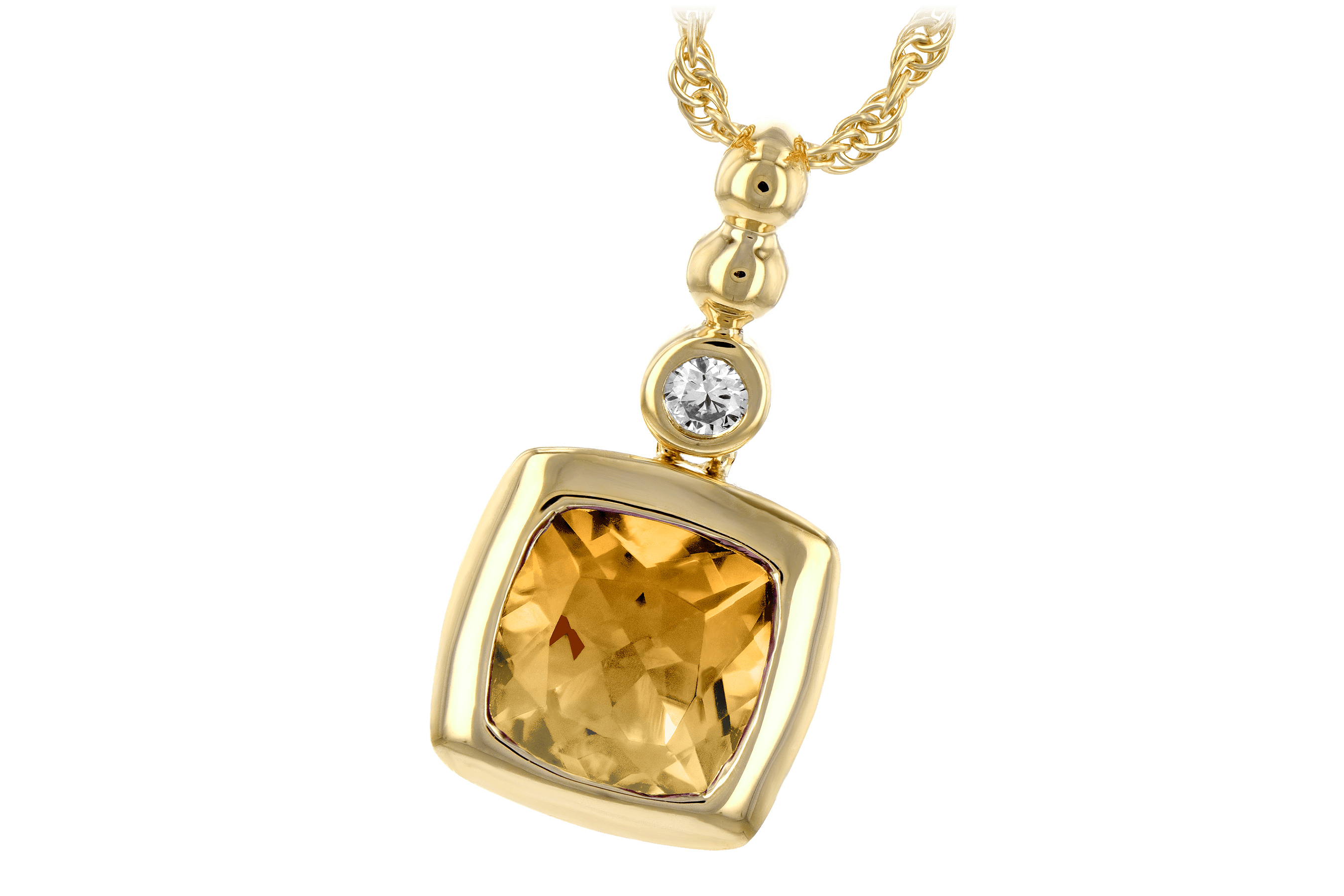 K189-23043: NECK 1.22 CITRINE 1.26 TGW