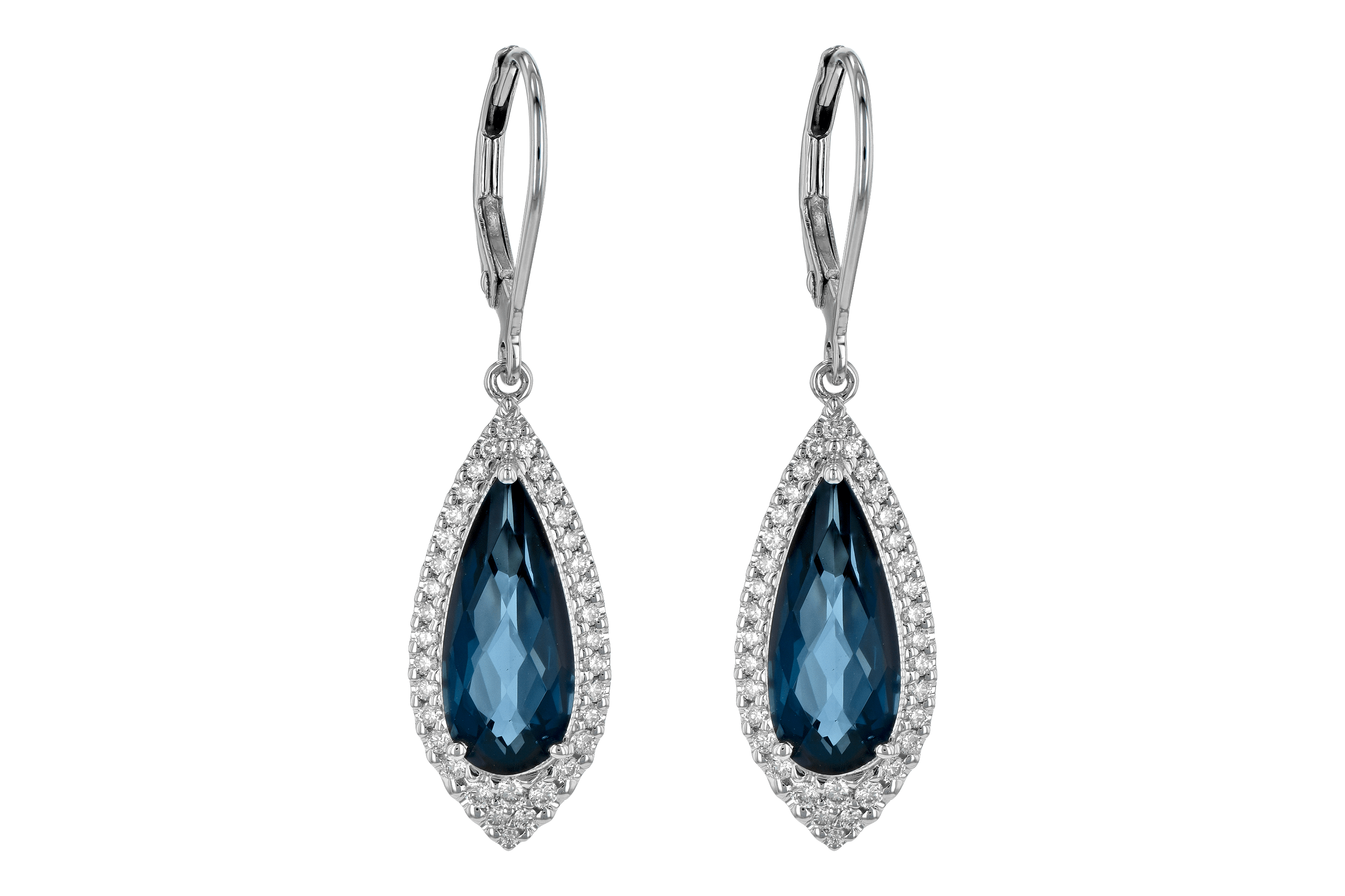 K190-10280: EARR 5.05 LONDON BLUE TOPAZ 5.42 TGW