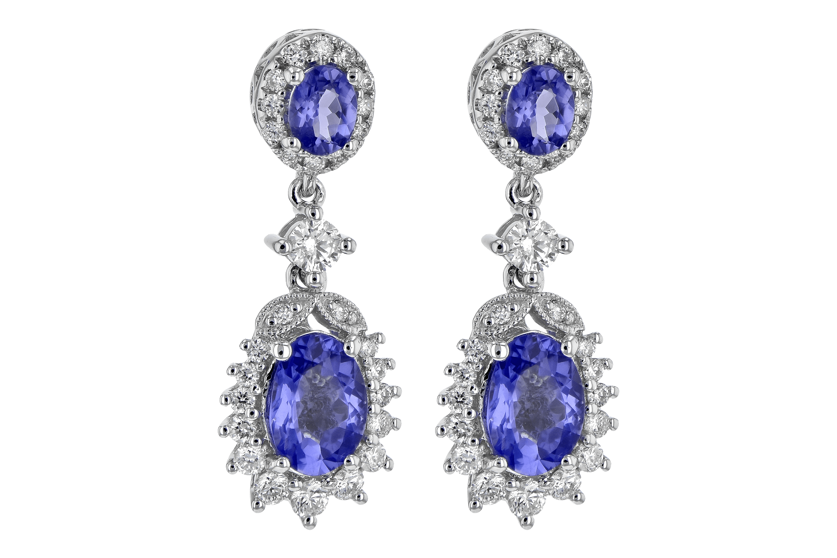 K190-14907: EARR 1.80 TW TANZANITE 2.33 TGW