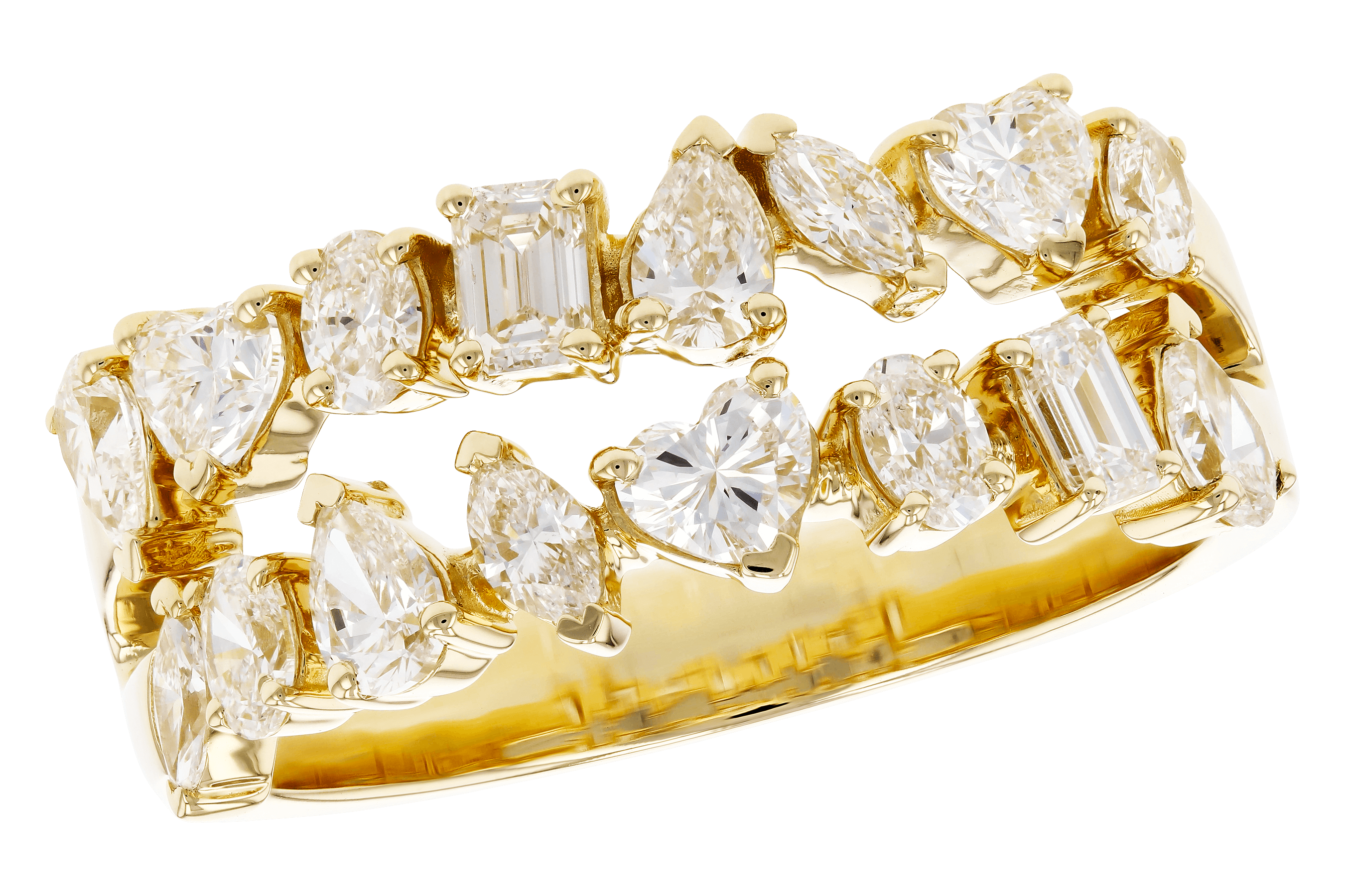 K273-75780: LDS DIA WED RG 1.38 TW FANCY CUT DIAS