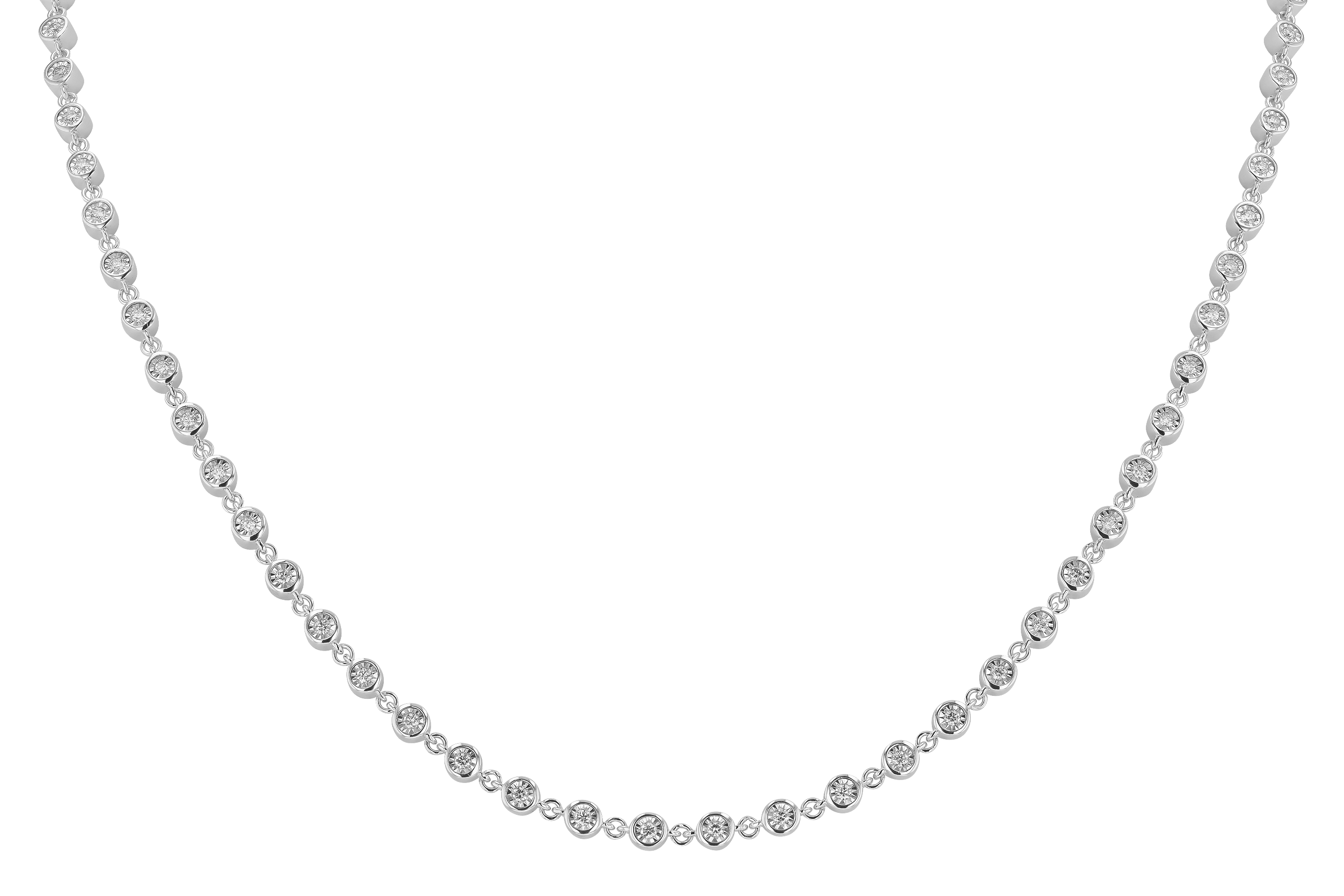 K274-63952: NECKLACE 1.90 TW (18")