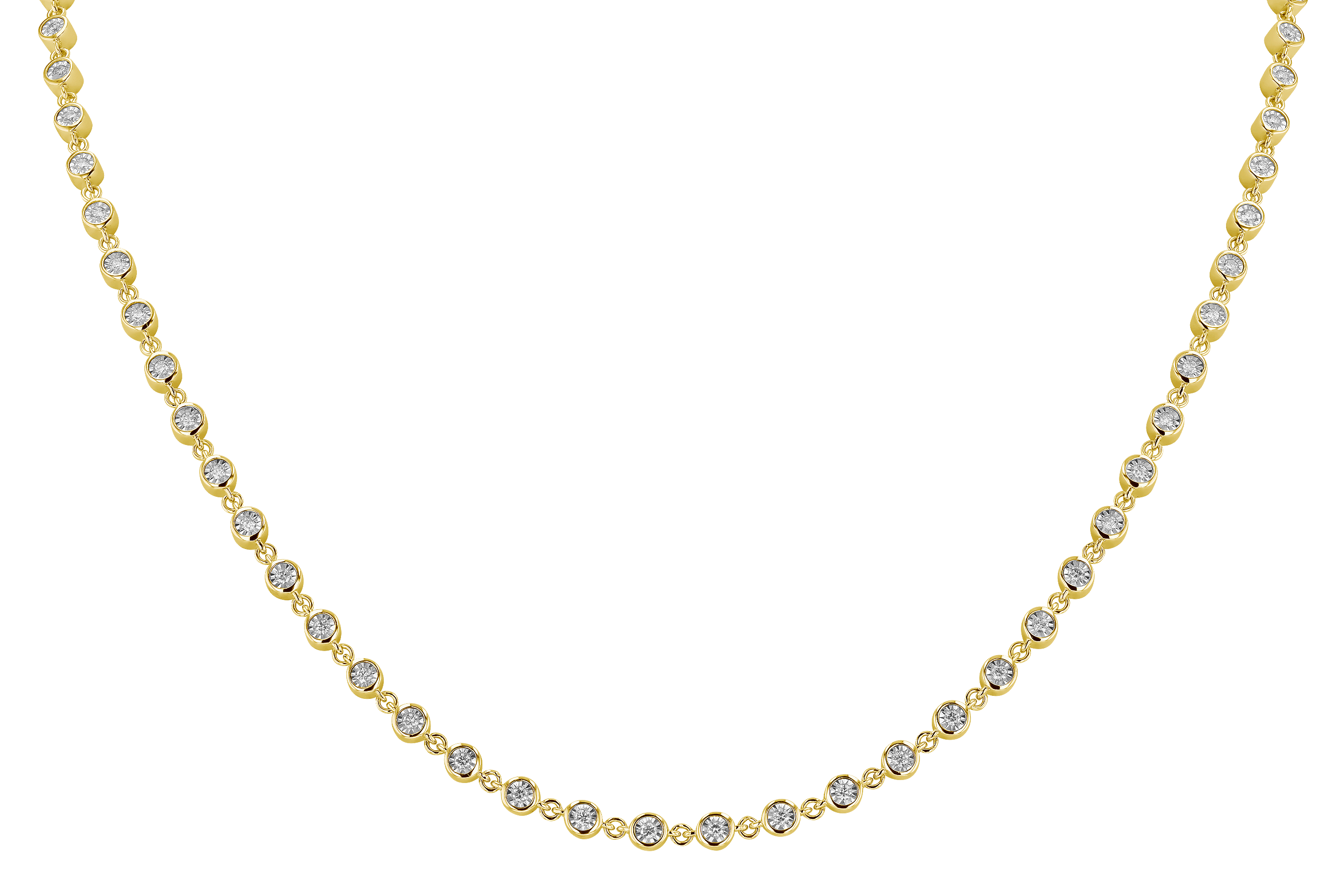 K274-63952: NECKLACE 1.90 TW (18")