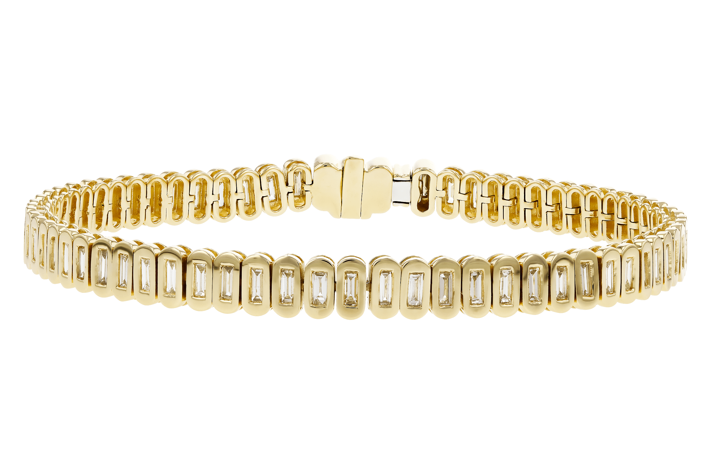K274-63980: BRACELET 1.70 TW BAGUETTE (7")