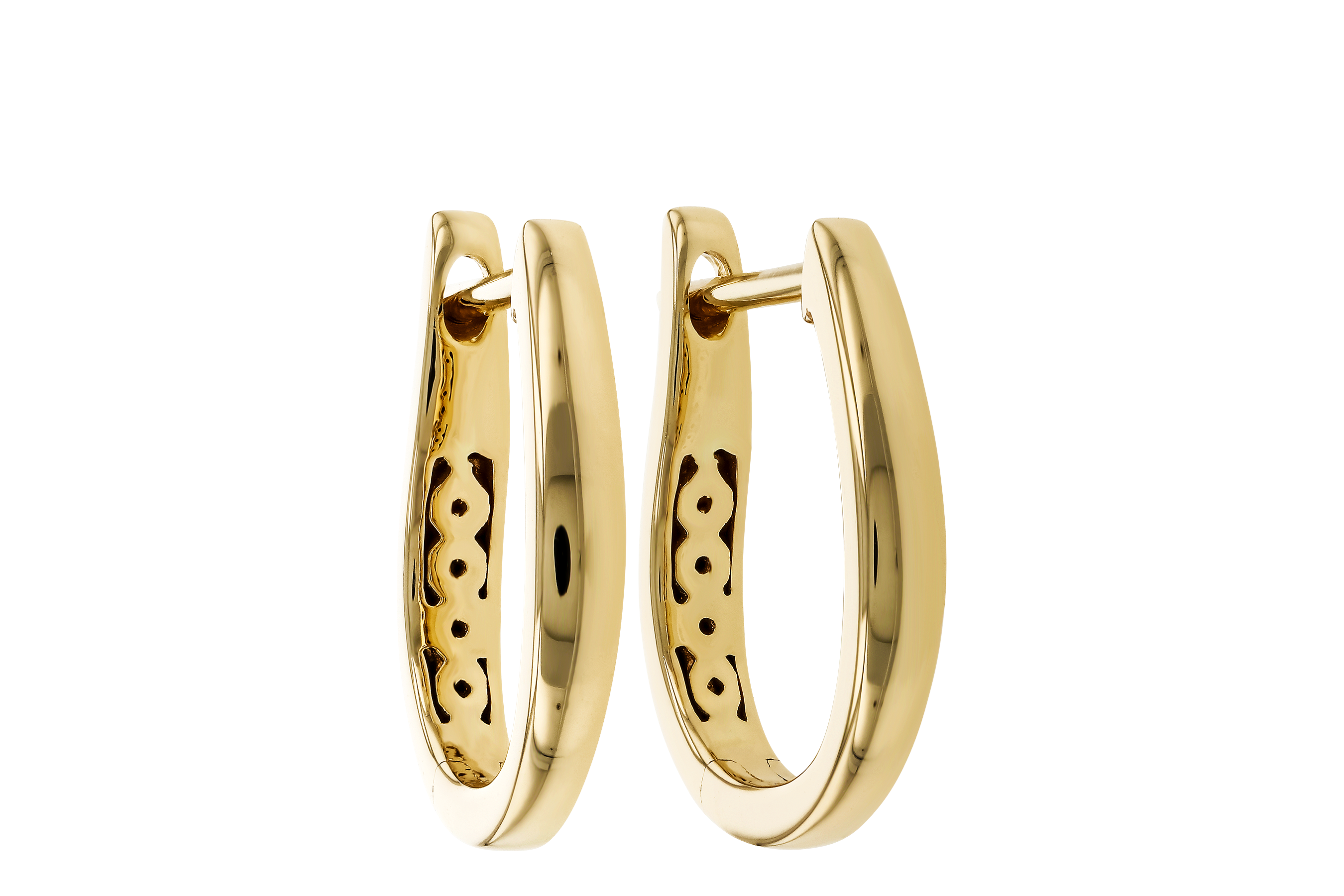 K274-69434: GOLD EARRINGS (15MM)