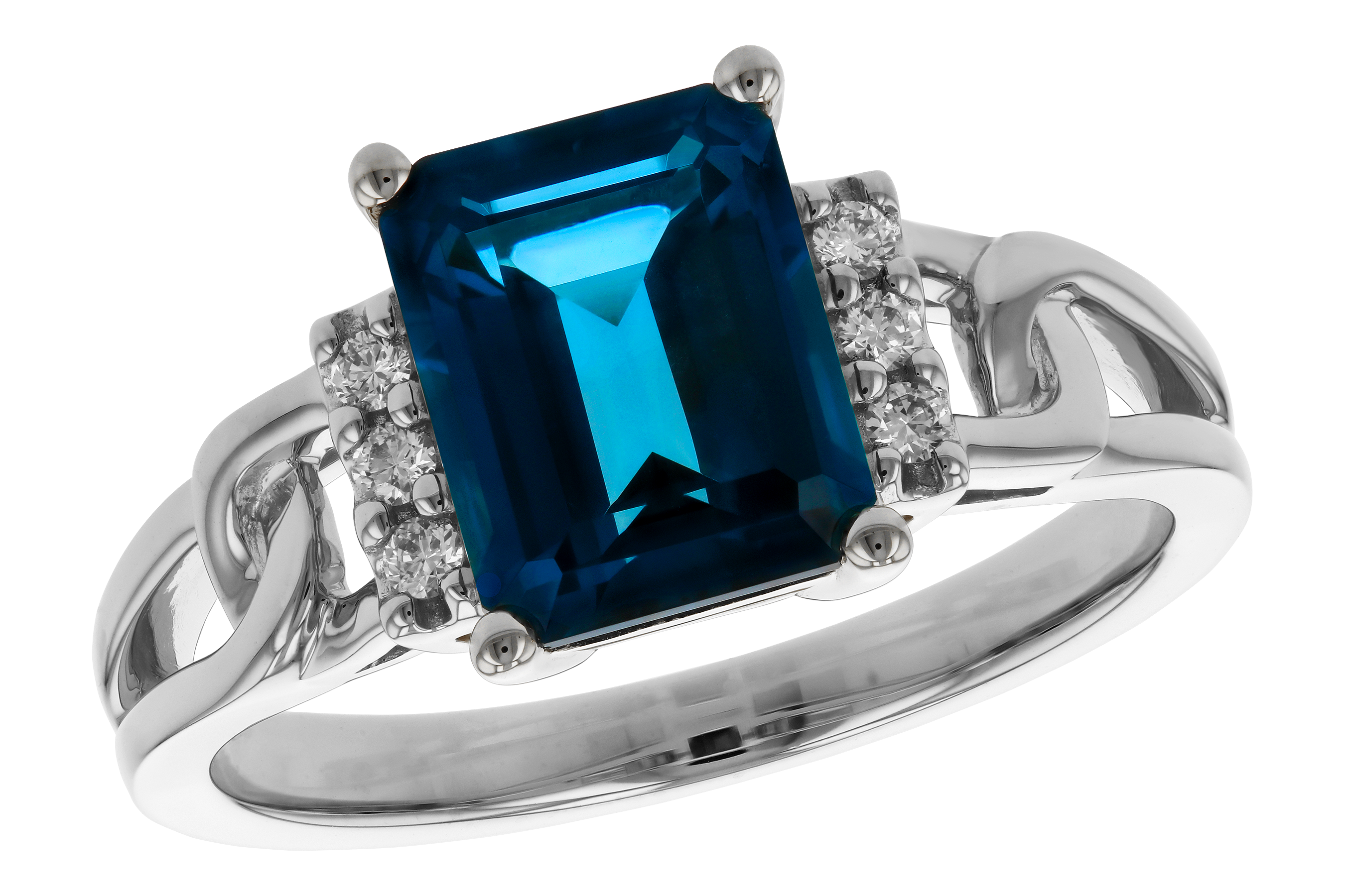 K274-70298: LDS RG 2.42 LONDON BLUE TOPAZ 2.50 TGW (9x7MM LBT)