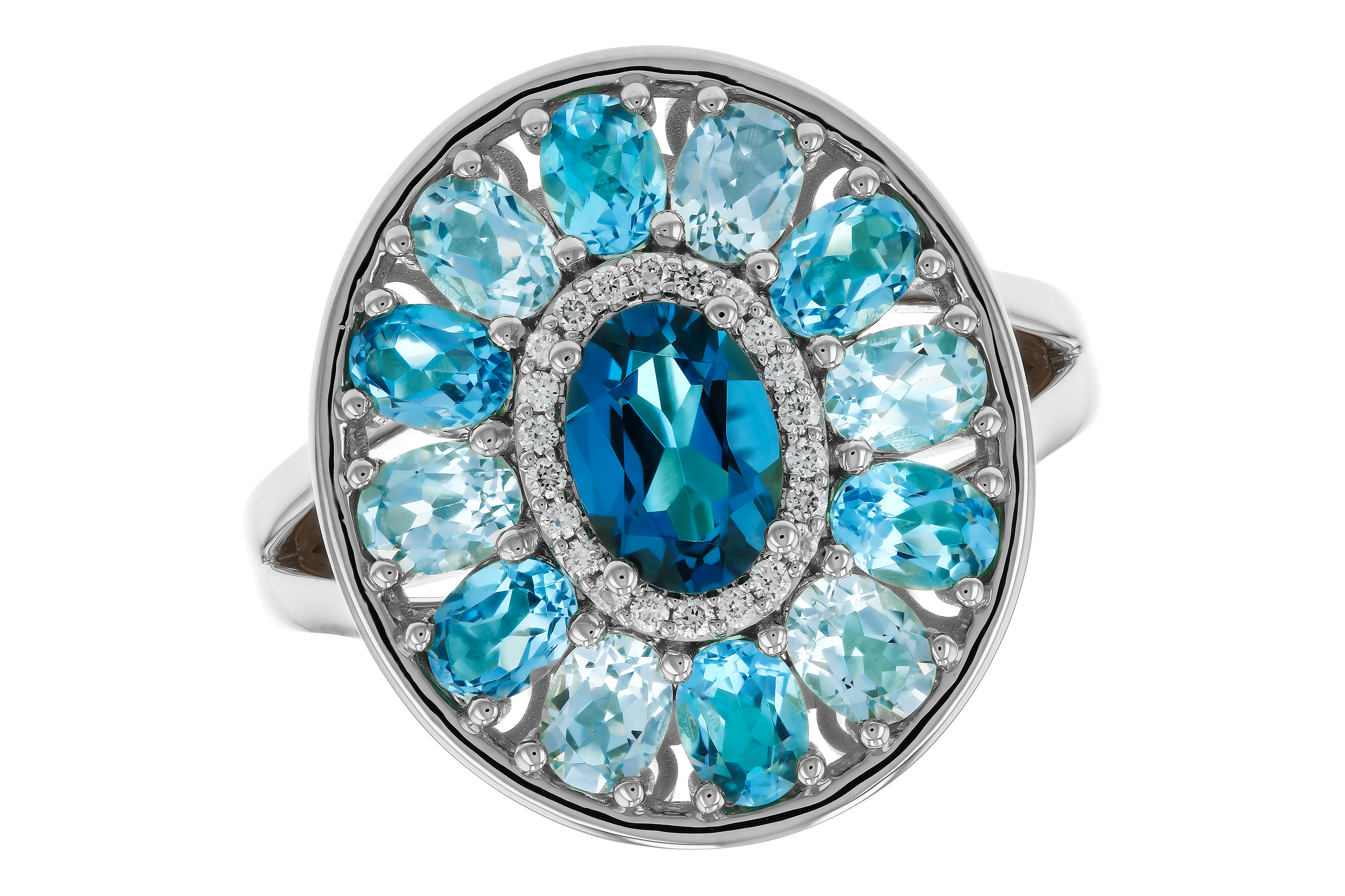 K274-70343: LDS RG 3.02 TW BLUE TOPAZ 3.10 TGW (7x5MM LBT CTR)