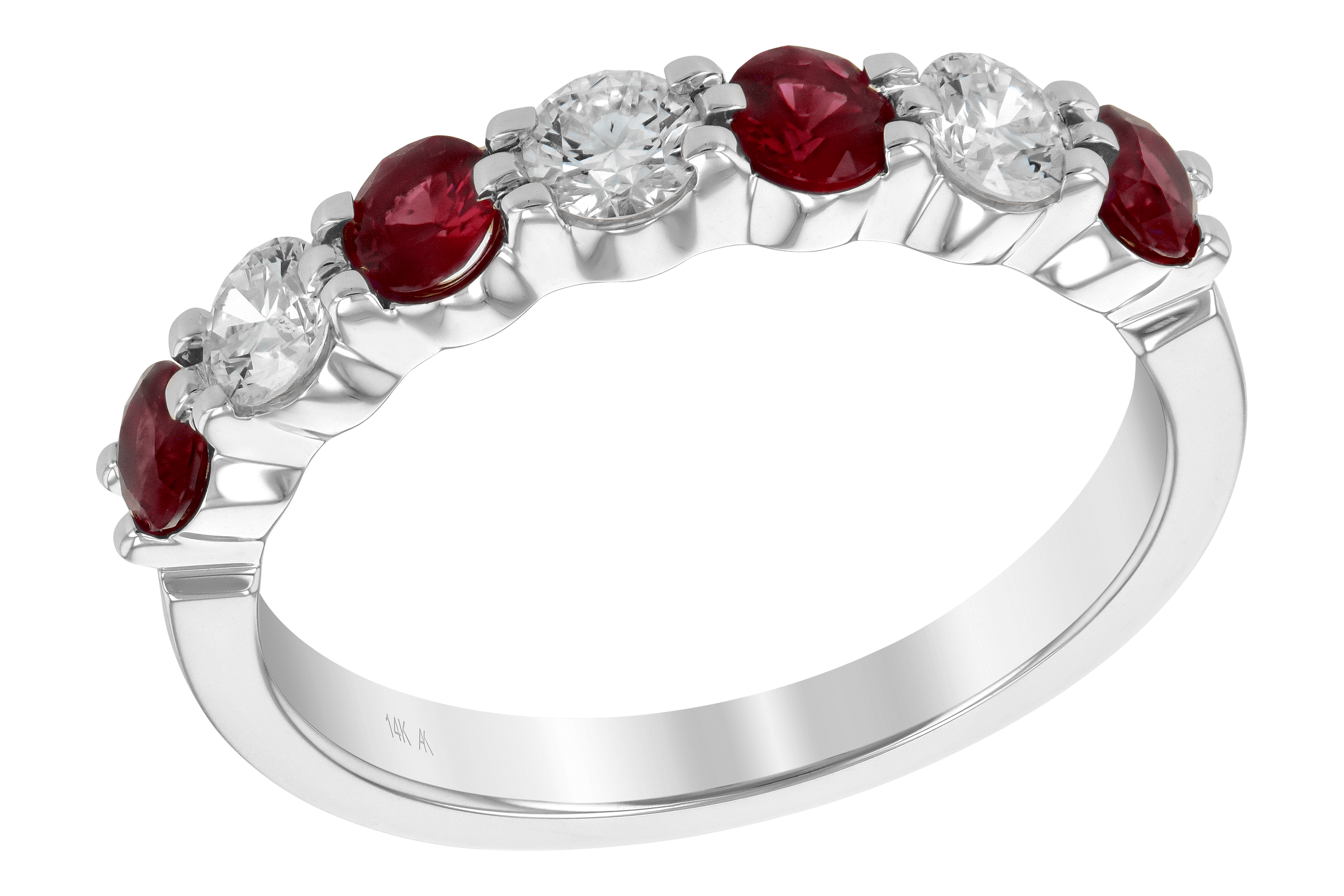 L185-60334: LDS WED RG .61 TW RUBY 1.00 TGW