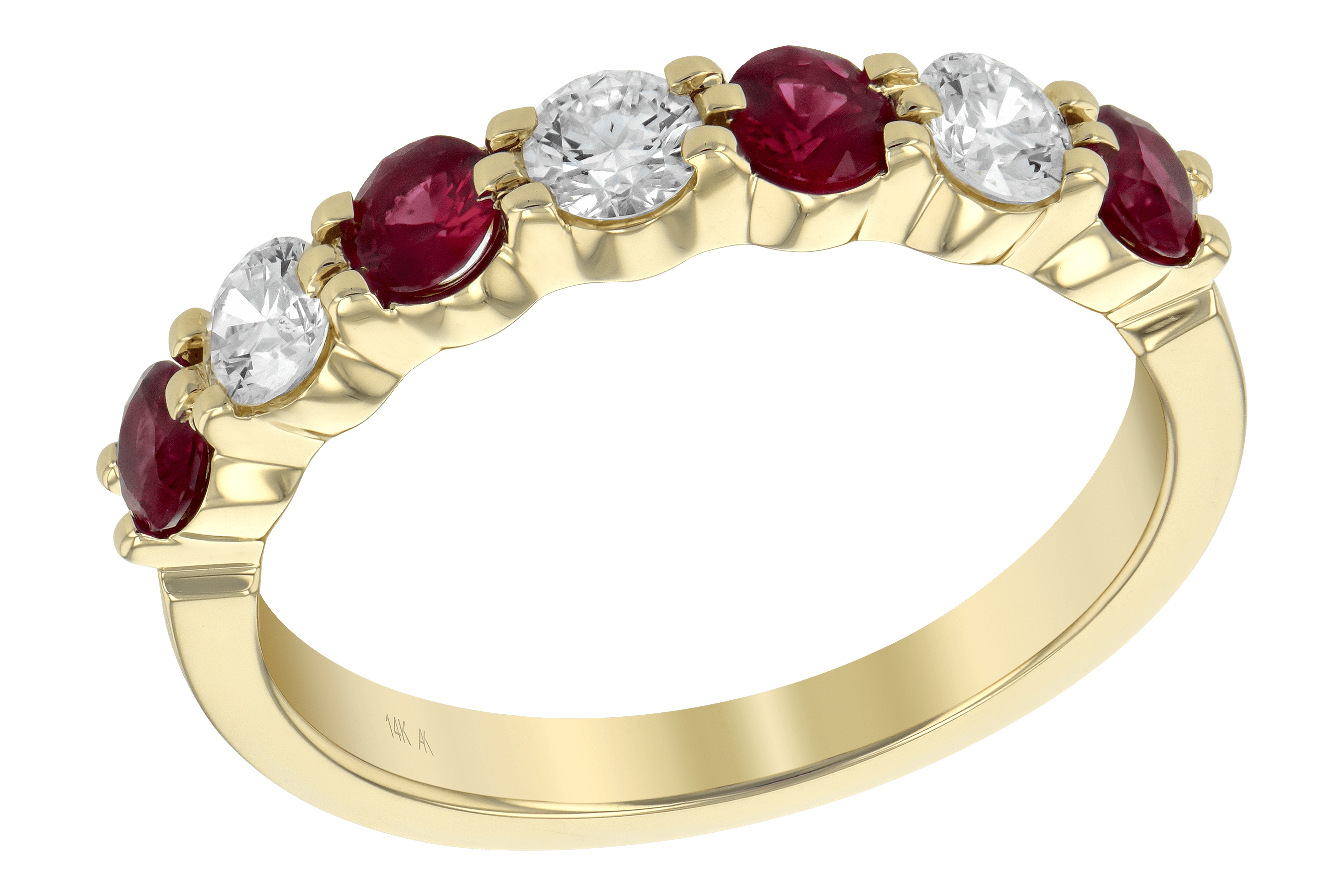 L185-60334: LDS WED RG .61 TW RUBY 1.00 TGW