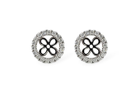 L187-40298: EARRING JACKETS .30 TW (FOR 1.50-2.00 CT TW STUDS)