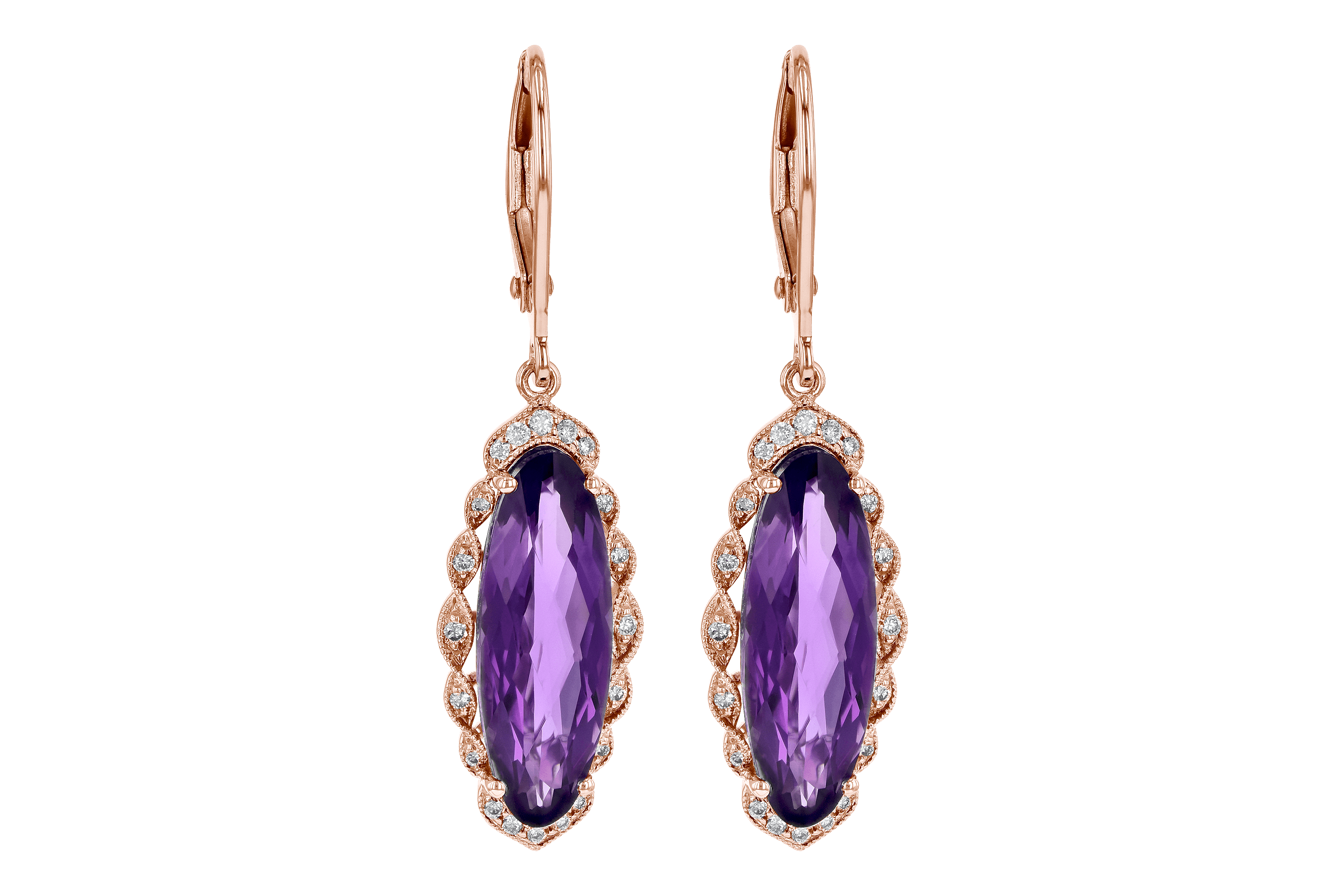 L190-16643: EARR 4.75 AMETHYST 4.90 TGW