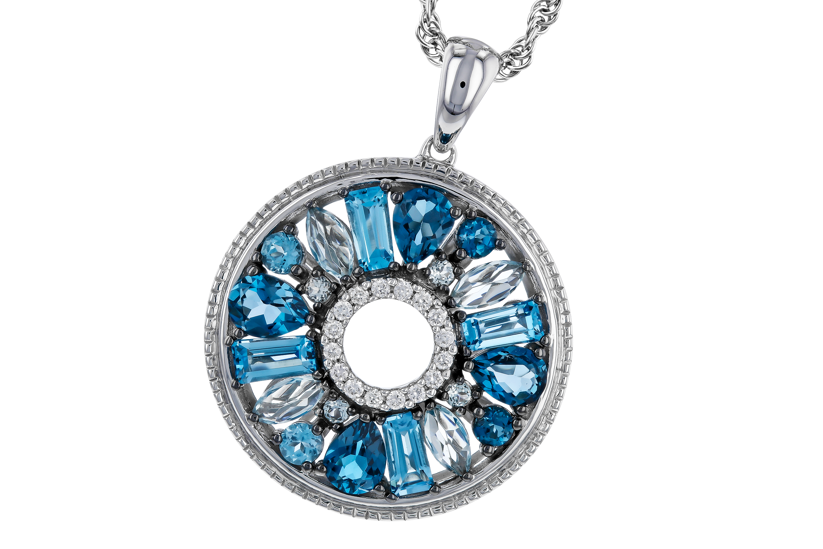 L274-67580: NECKLACE 1.67 BLUE TOPAZ 1.72 TGW