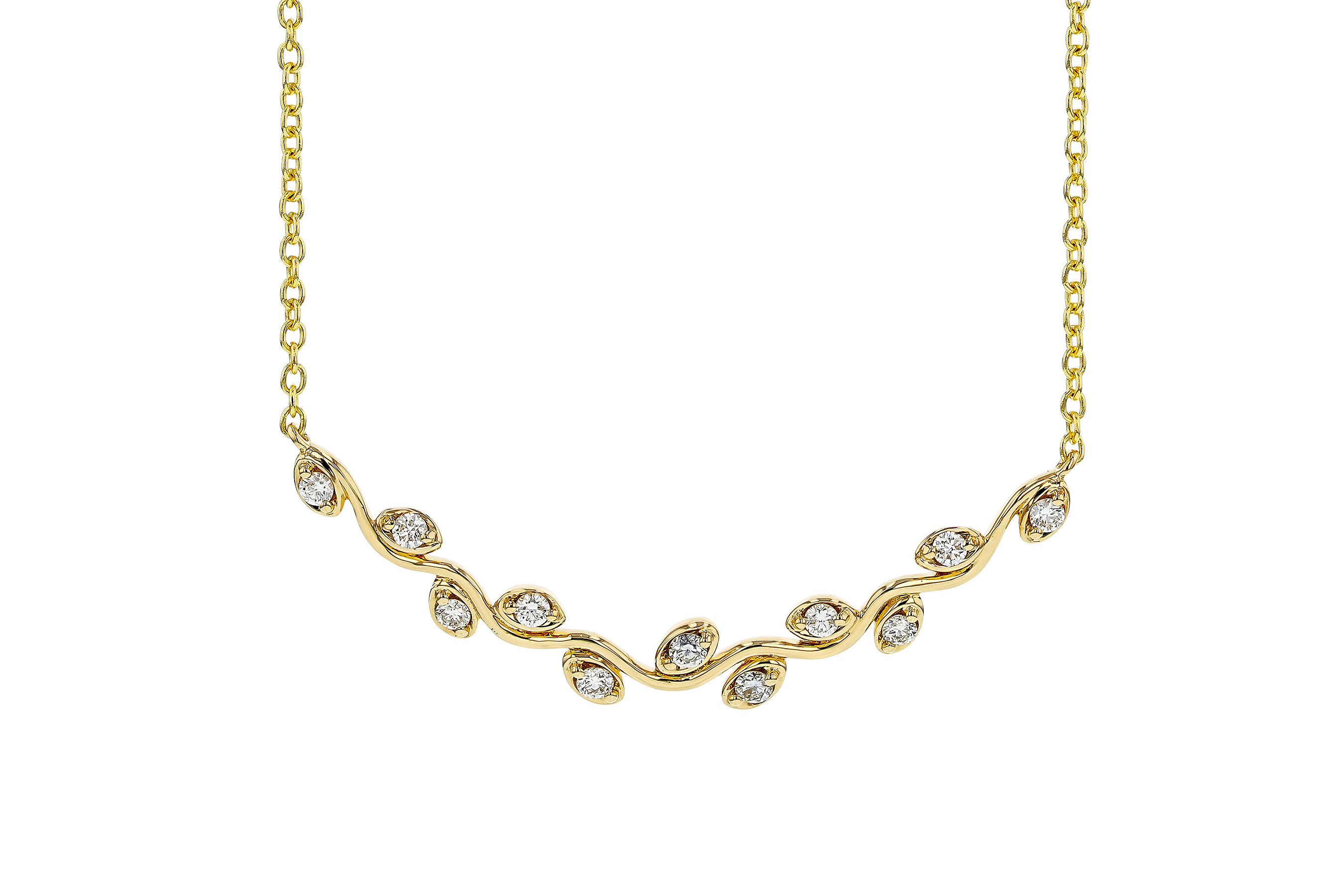 L274-71225: NECKLACE .25 TW (18")