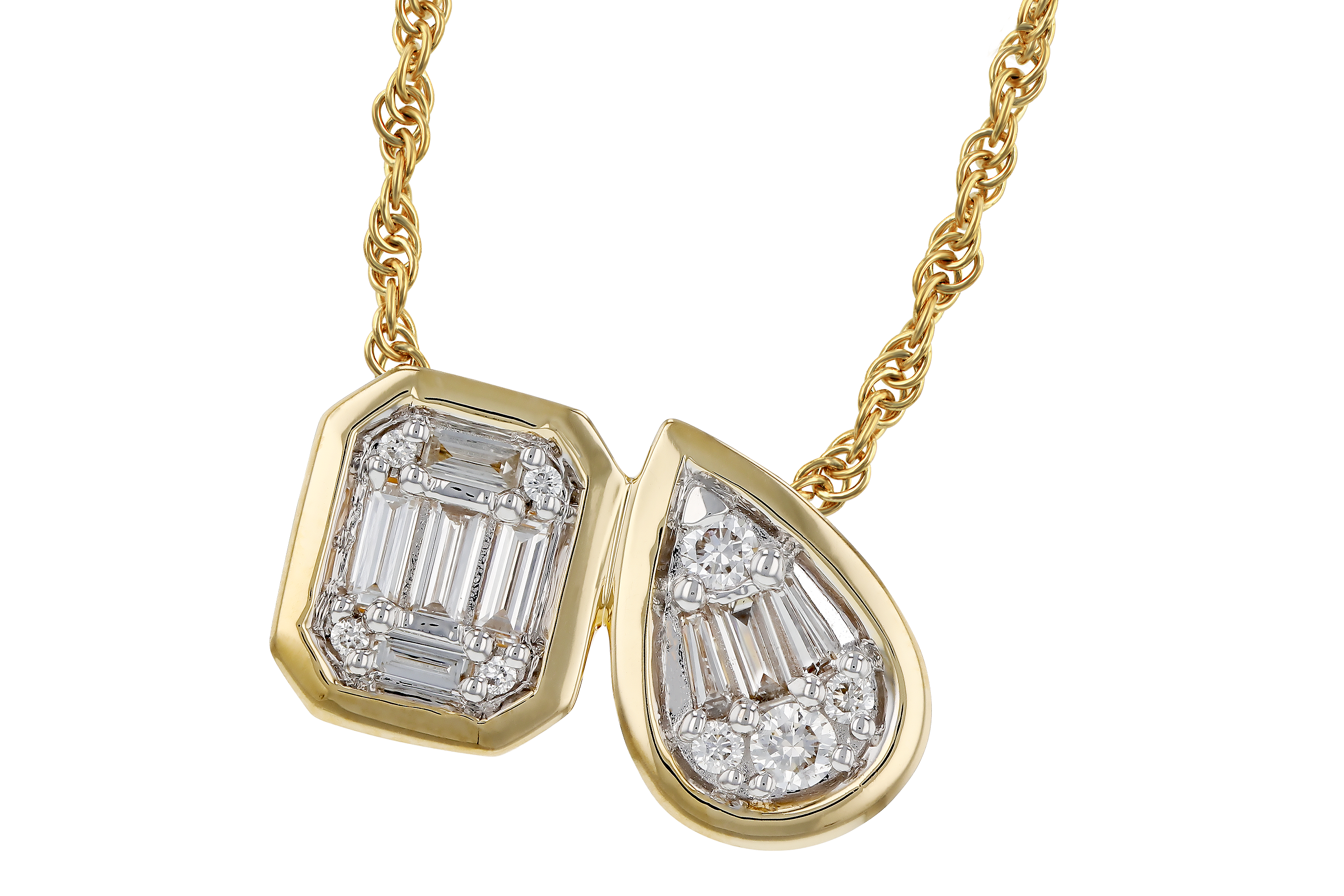 L274-71243: NECKLACE .17 BAG .25 TW