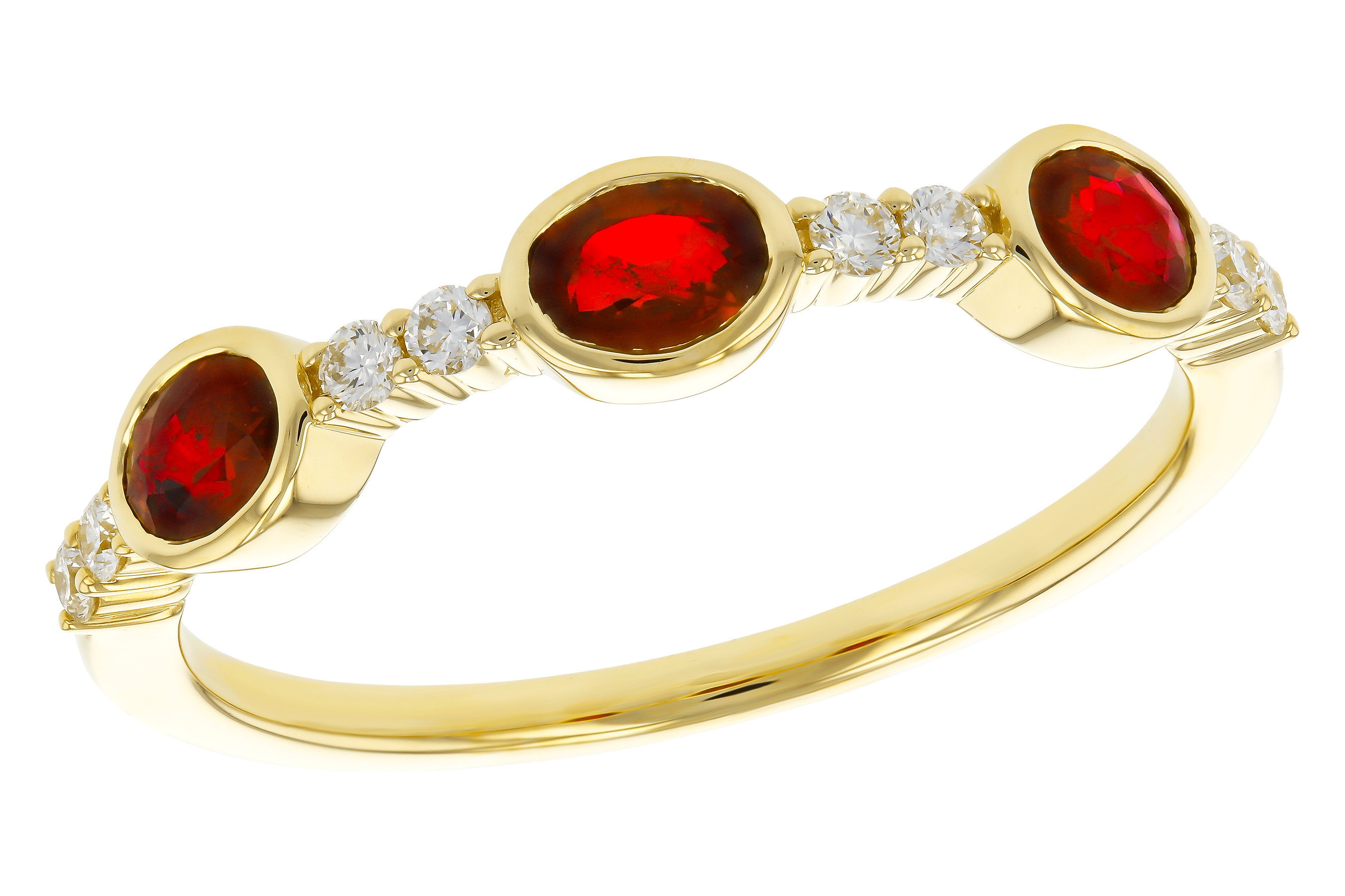 L274-72098: LDS WED RG .66 TW RUBY .78 TGW
