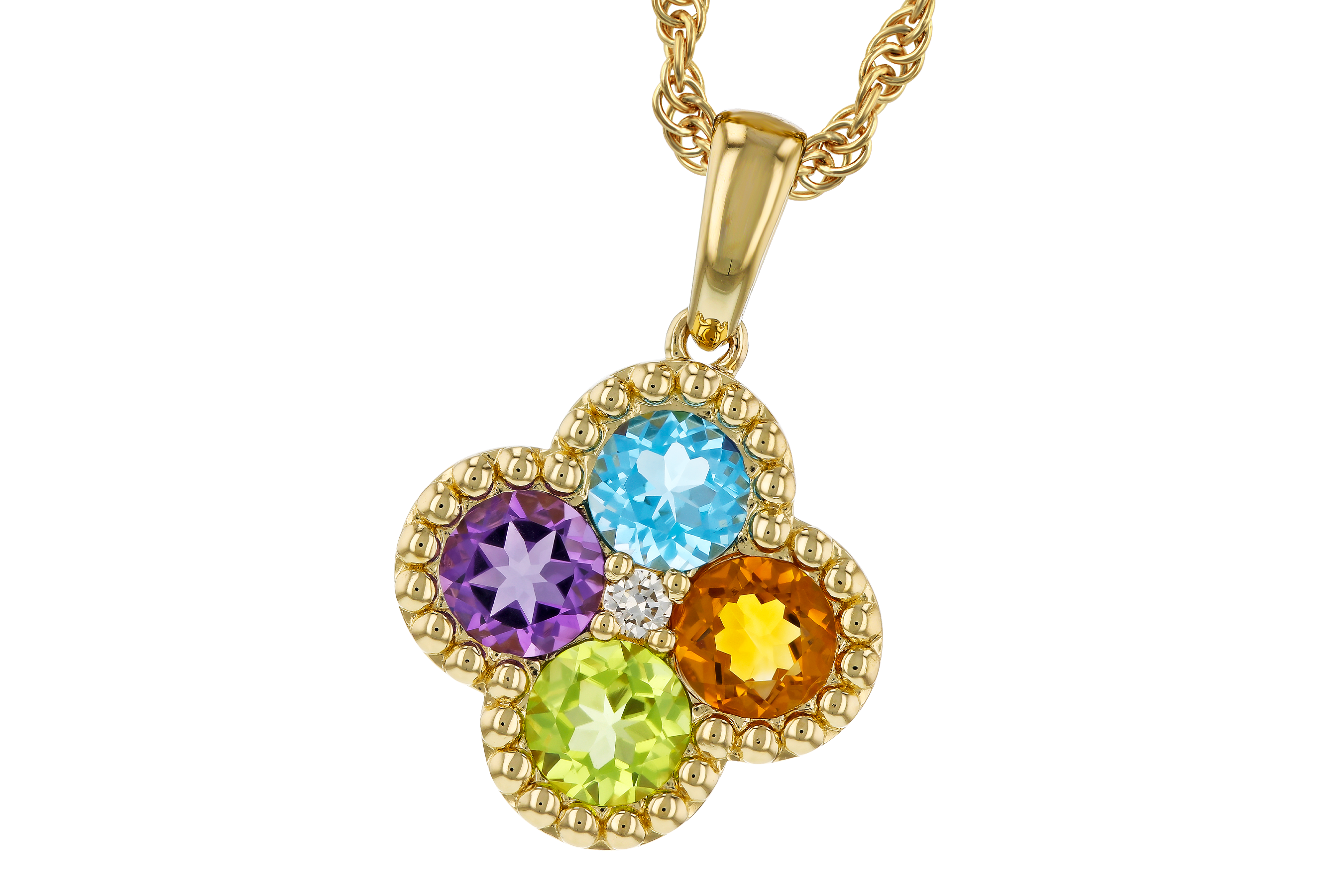 L274-72143: NECKLACE 1.26 SEMI-PREC (AMY,BT,CIT,PER) 1.29 TGW