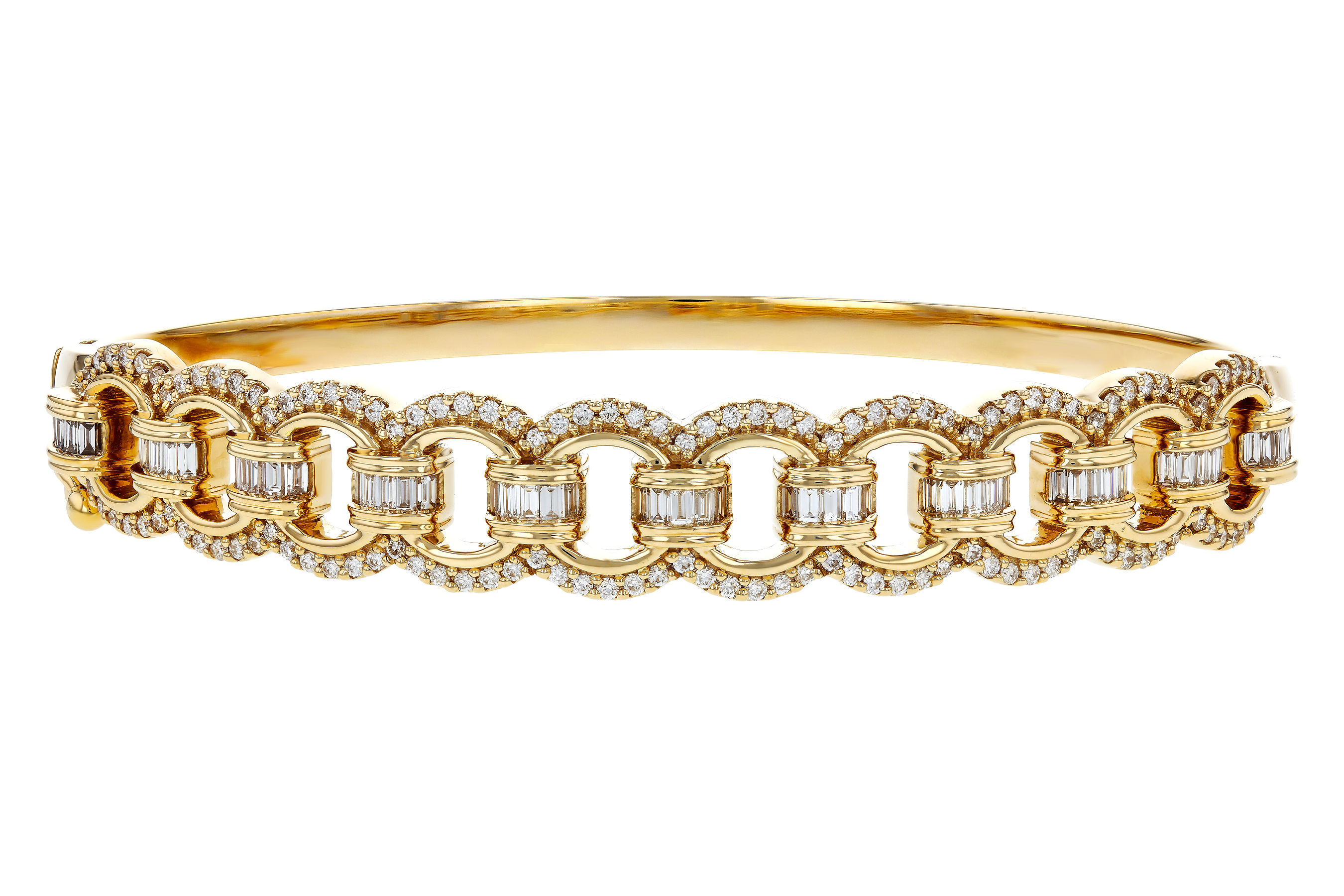 L274-72180: BANGLE .68 BAG 1.35 TW