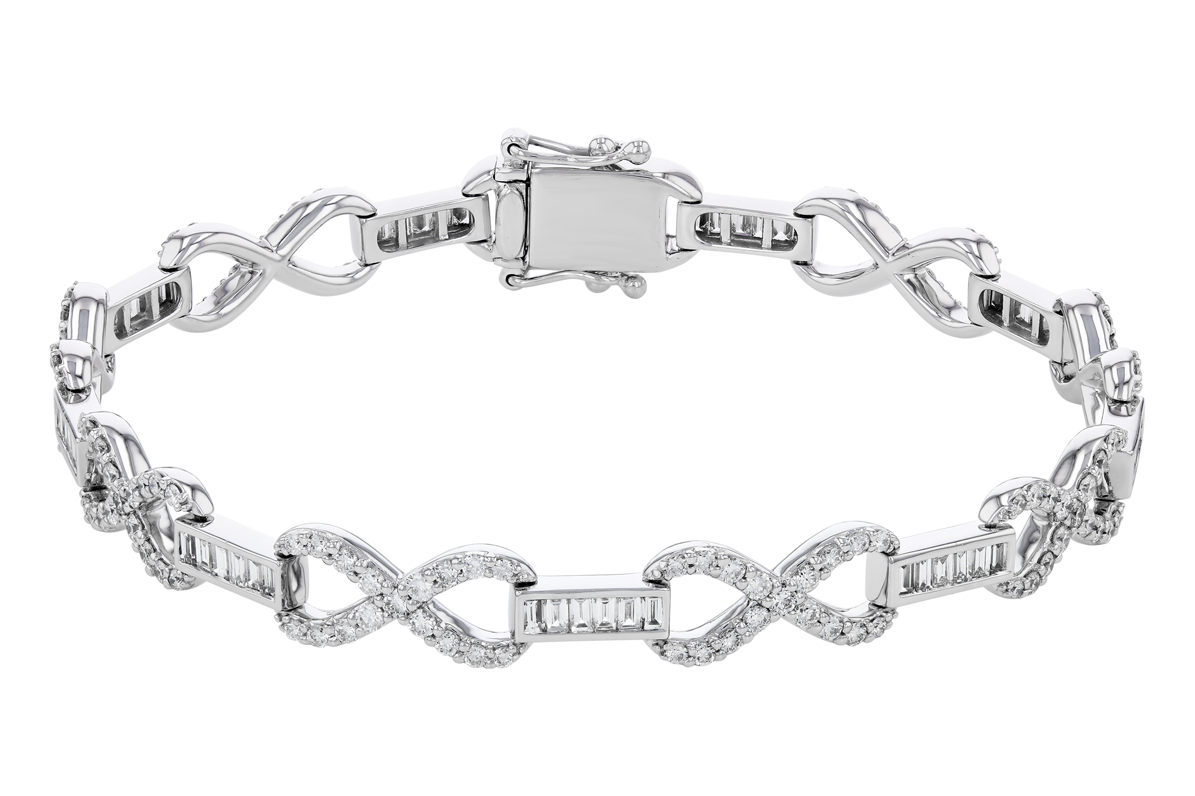 L275-56698: BRACELET 1.00 TW BAG 2.45 TW (7")