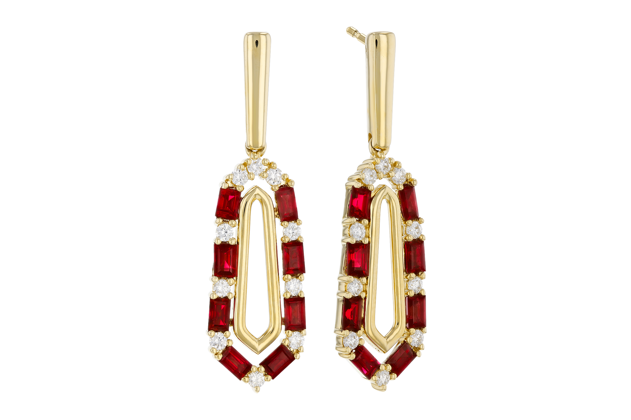 L275-57598: EARR .98 TW RUBY 1.26 TGW