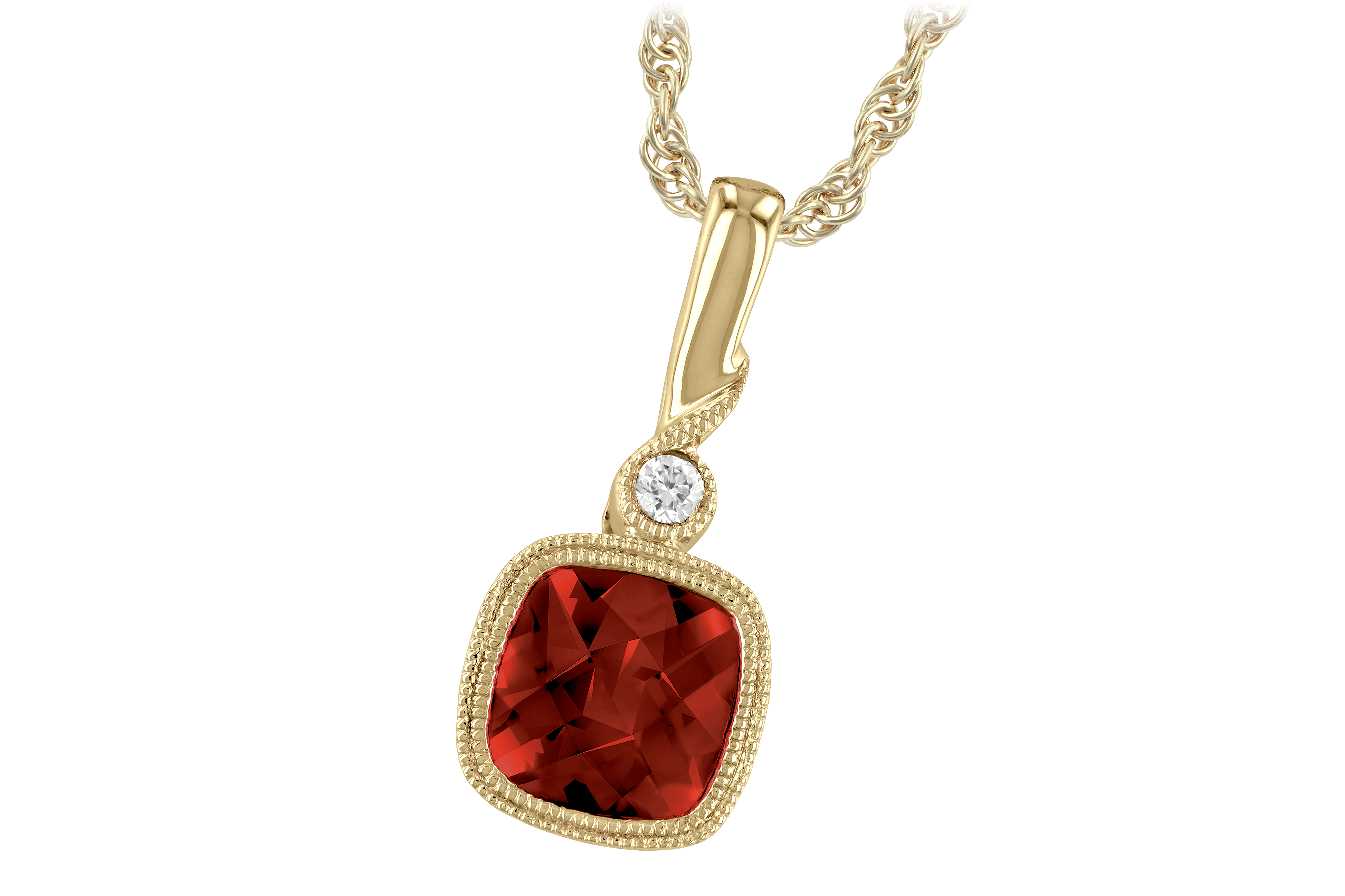 M183-80334: NECK 1.18 GARNET 1.20 TGW