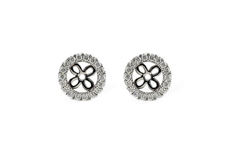 M187-40289: EARRING JACKETS .24 TW (FOR 0.75-1.00 CT TW STUDS)