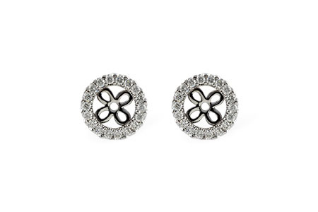 M187-40289: EARRING JACKETS .24 TW (FOR 0.75-1.00 CT TW STUDS)