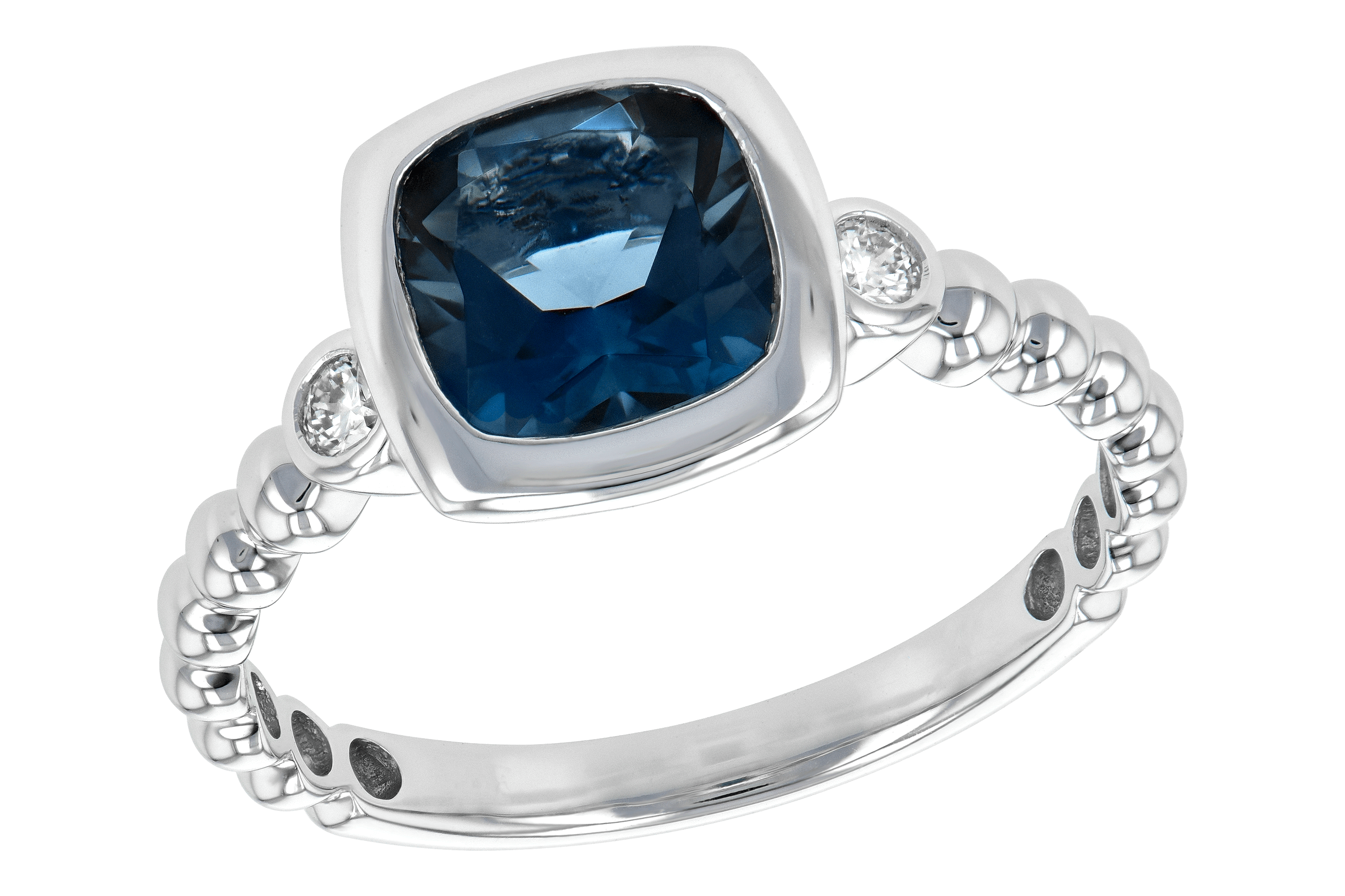 M189-25734: LDS RG 1.58 LONDON BLUE TOPAZ 1.66 TGW