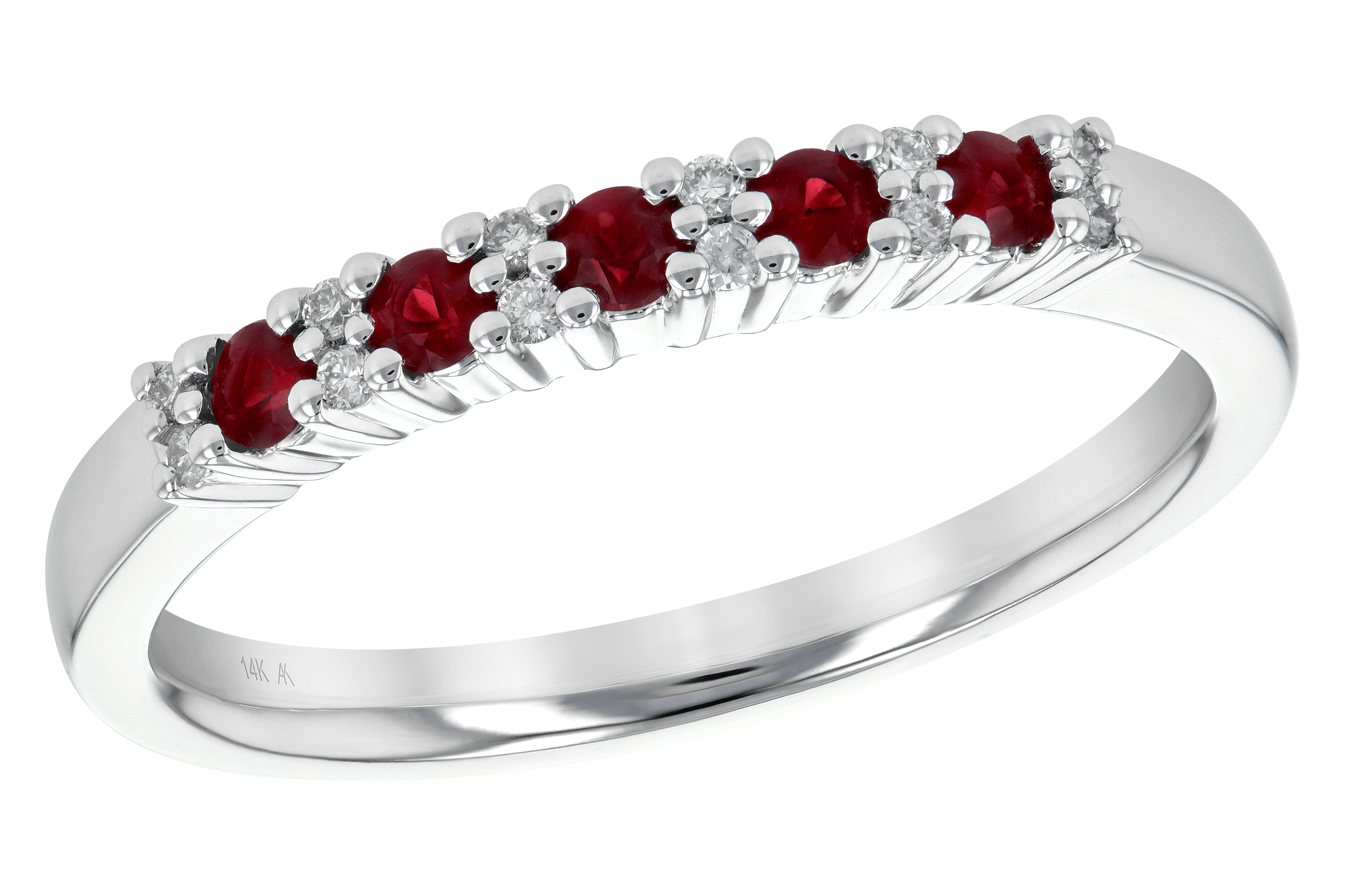 M190-10361: LDS WED RG .22 RUBY .29 TGW