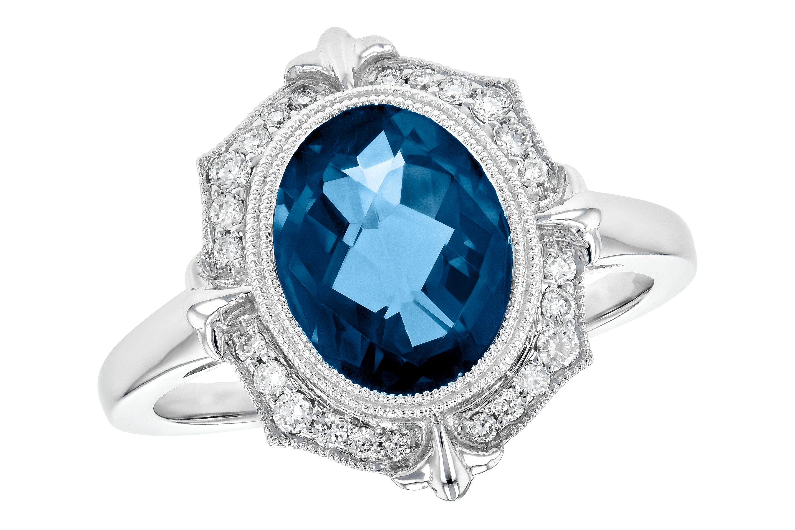 M190-16652: LDS RG 3.00 LONDON BLUE TOPAZ 3.16 TGW