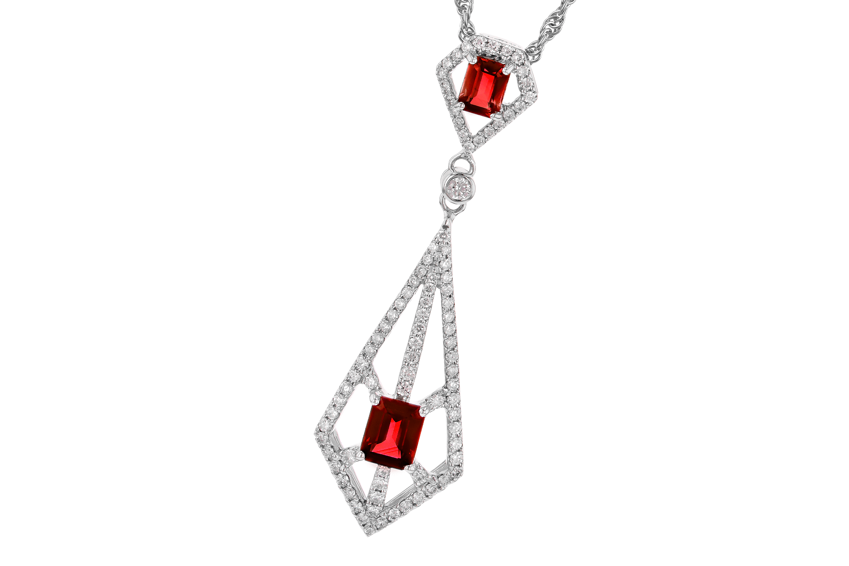 M272-85789: NECK .63 TW RUBY .93 TGW