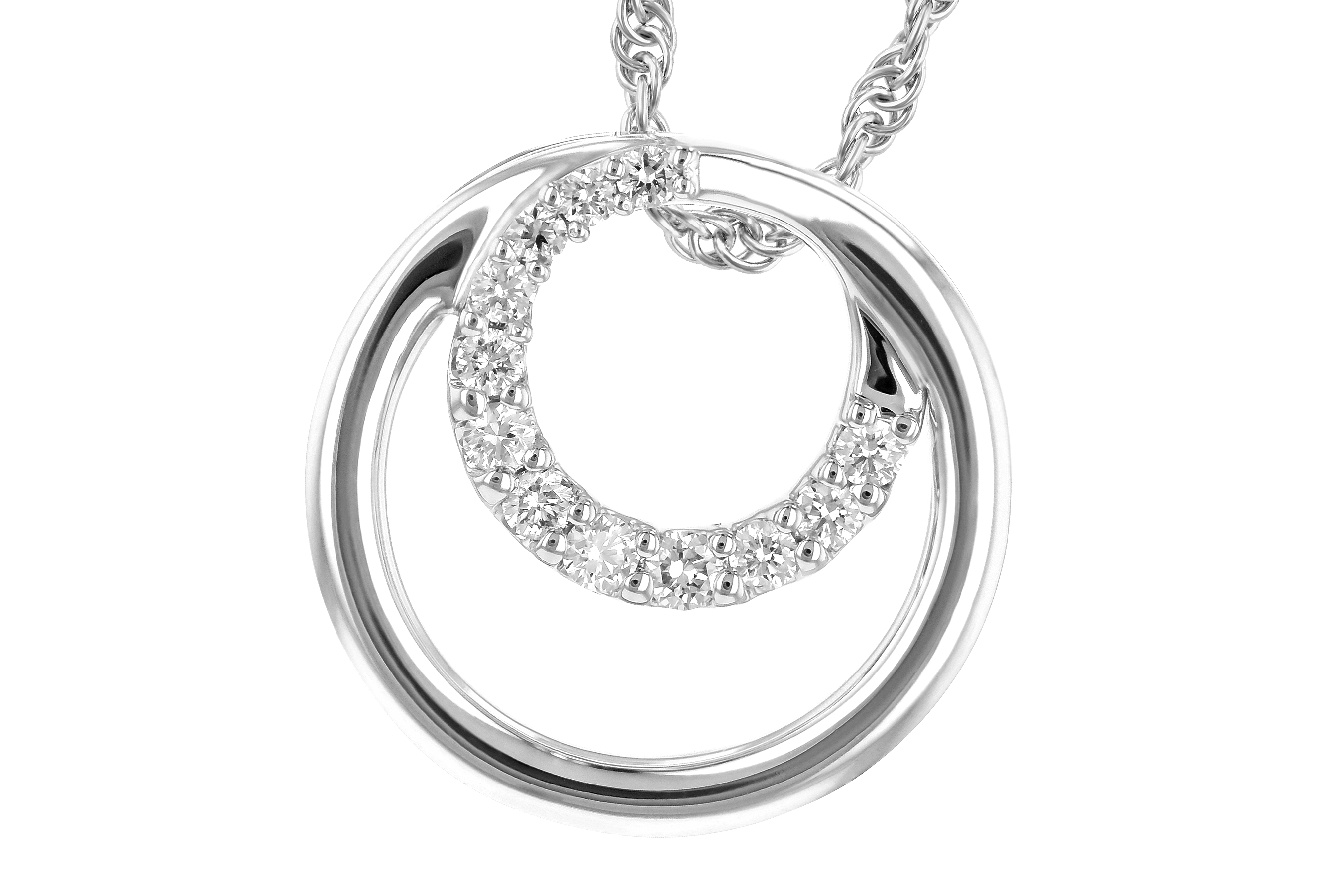 M272-88516: NECKLACE .15 TW