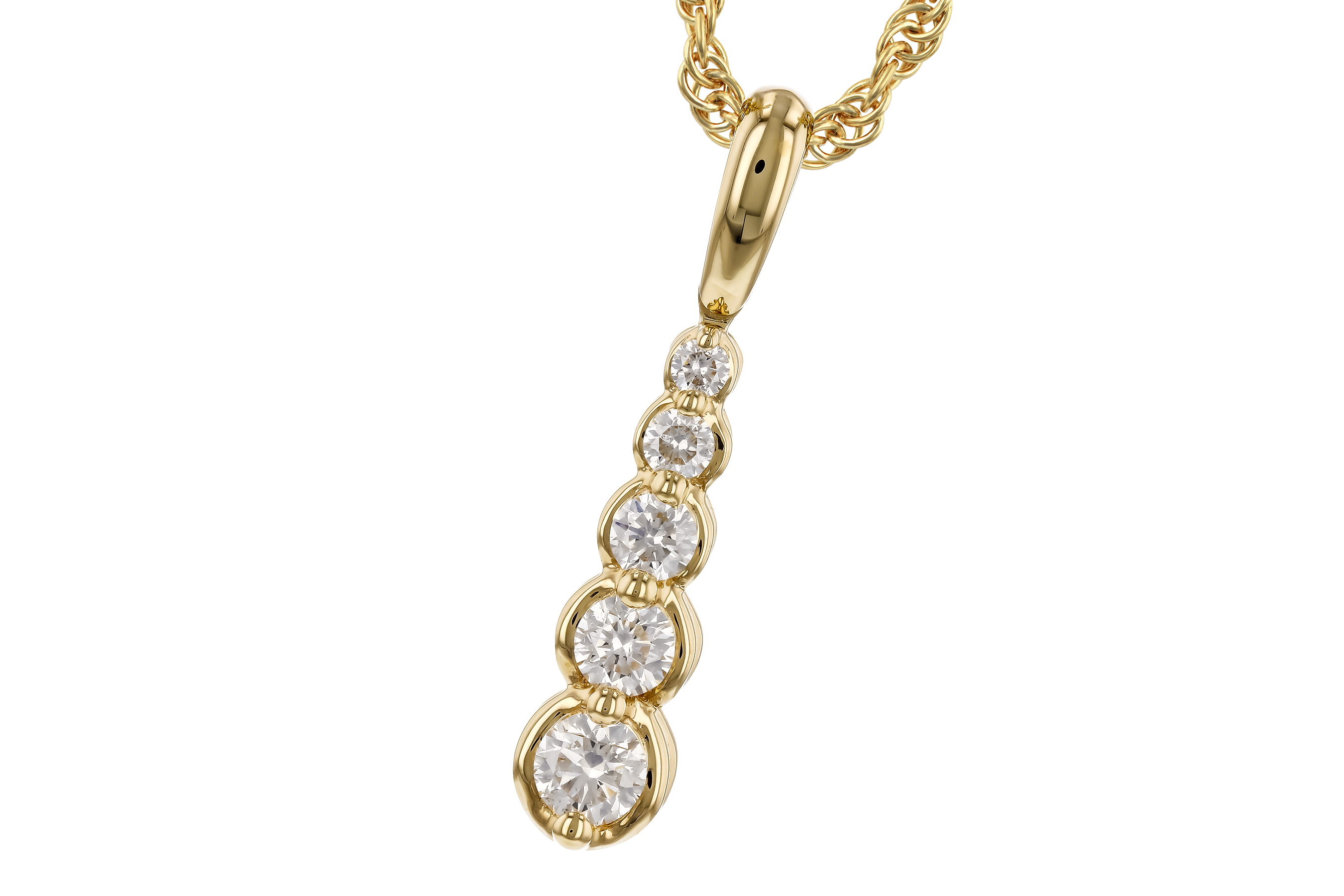 M274-69398: NECKLACE .25 TW