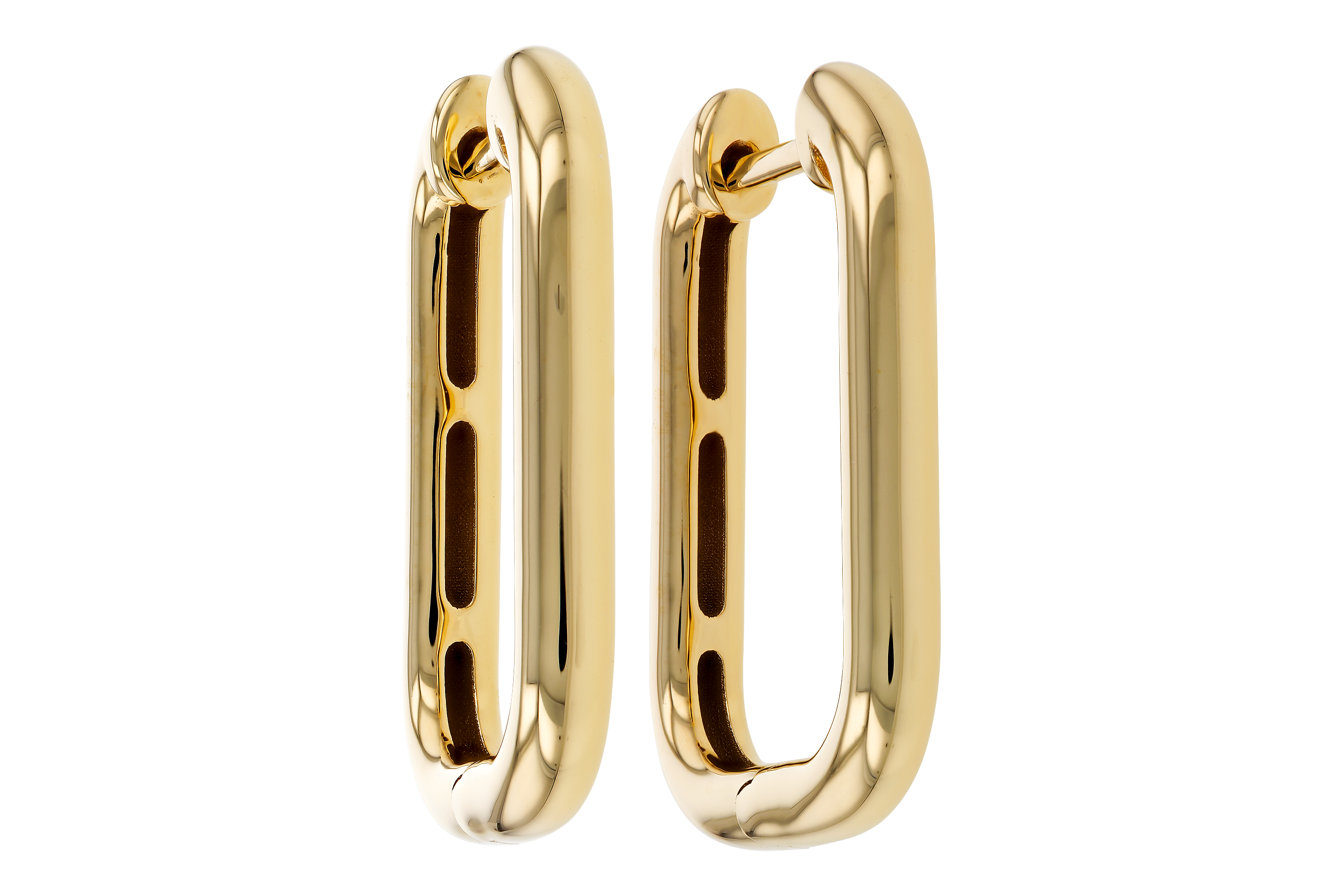 M274-70361: GOLD EARRINGS (23MM)