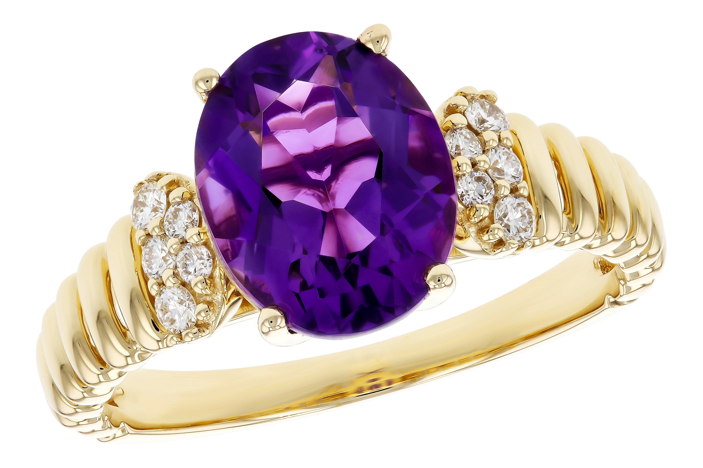 M275-54843: LDS RG 2.12 AMETHYST 2.26 TGW (10x8MM AMY)