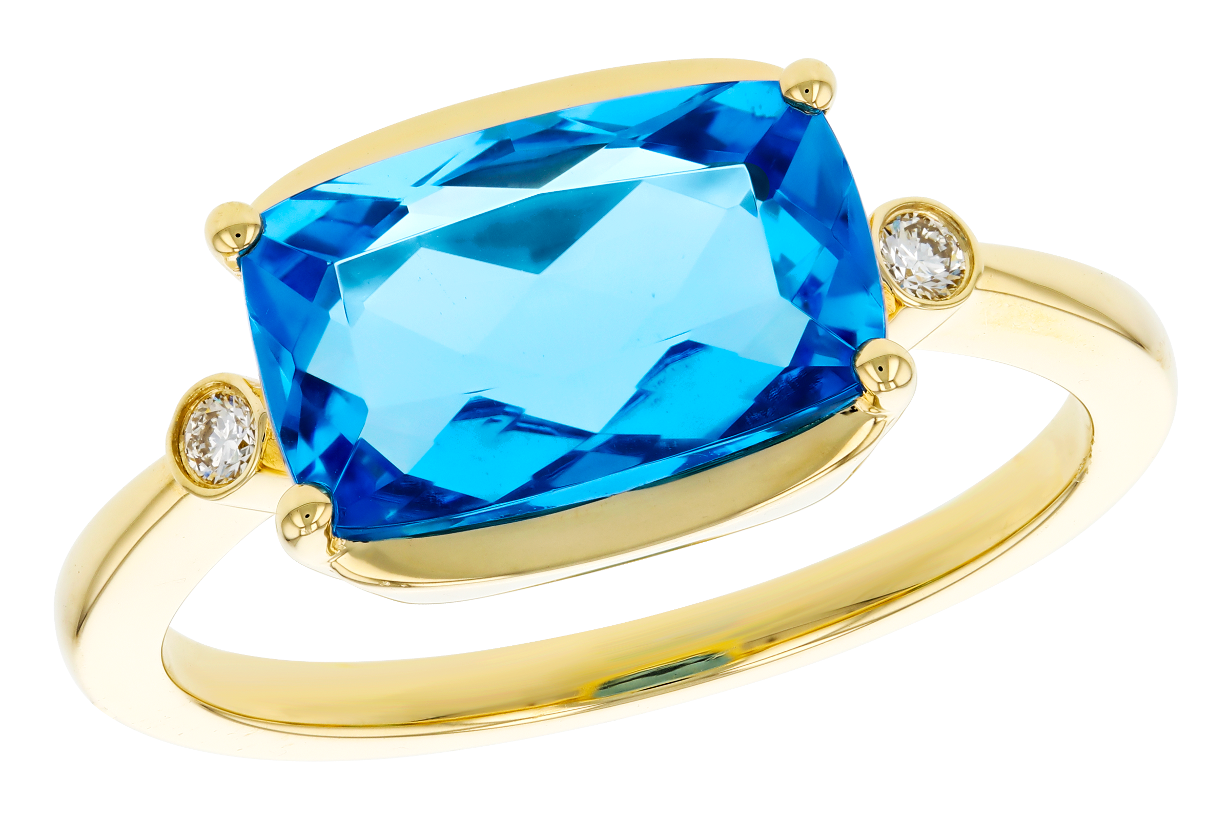 M275-56652: LDS RG 2.88 BLUE TOPAZ 2.92 TGW (11x7MM BT)