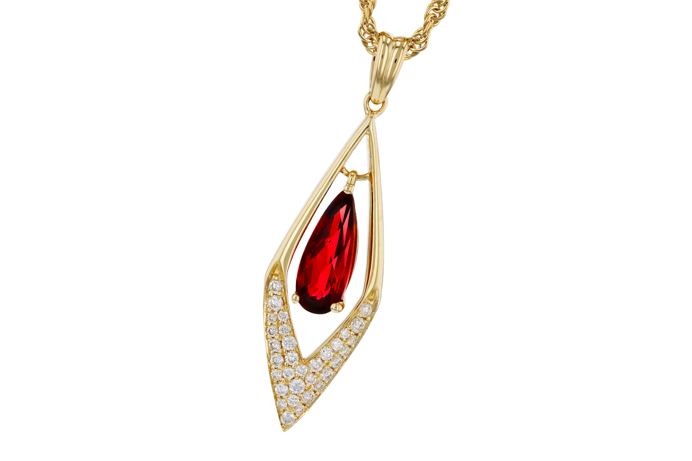 M275-56661: NECK .93 GARNET 1.10 TGW (10x4MM GAR)